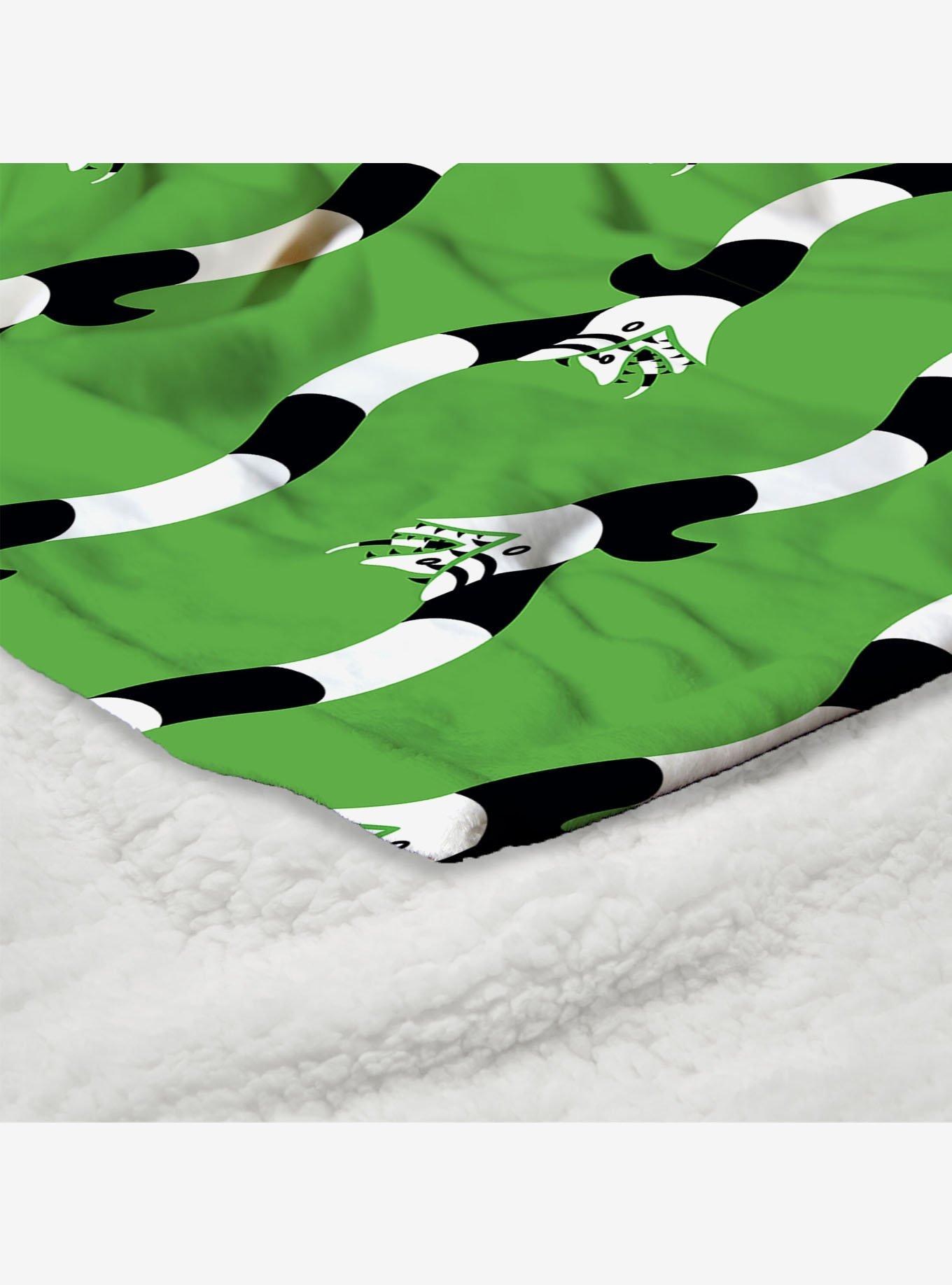 Beetlejuice No Rules Silk Touch Sherpa Throw Blanket, , alternate