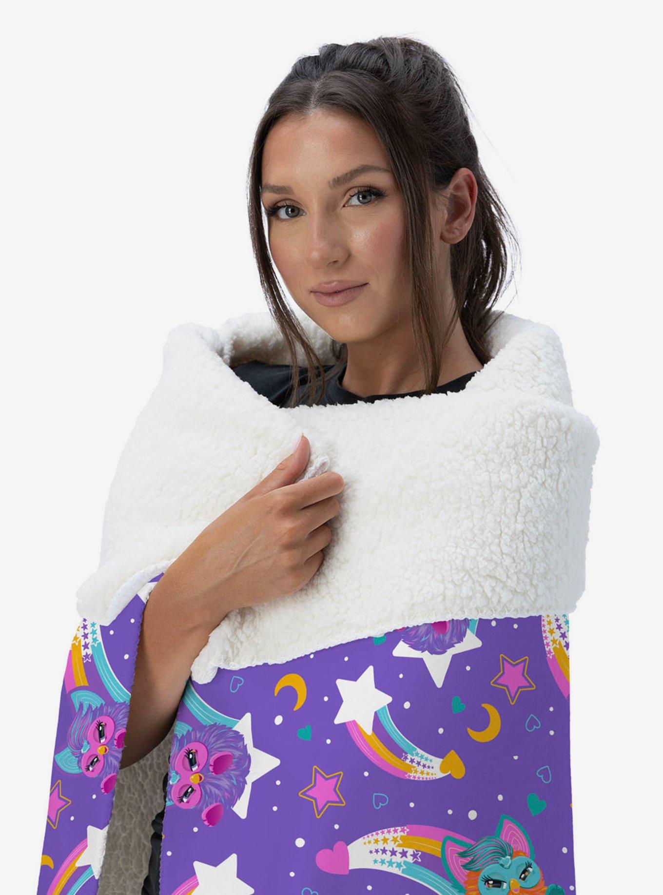 Furby Shooting Stars Silk Touch Throw Blanket, , alternate