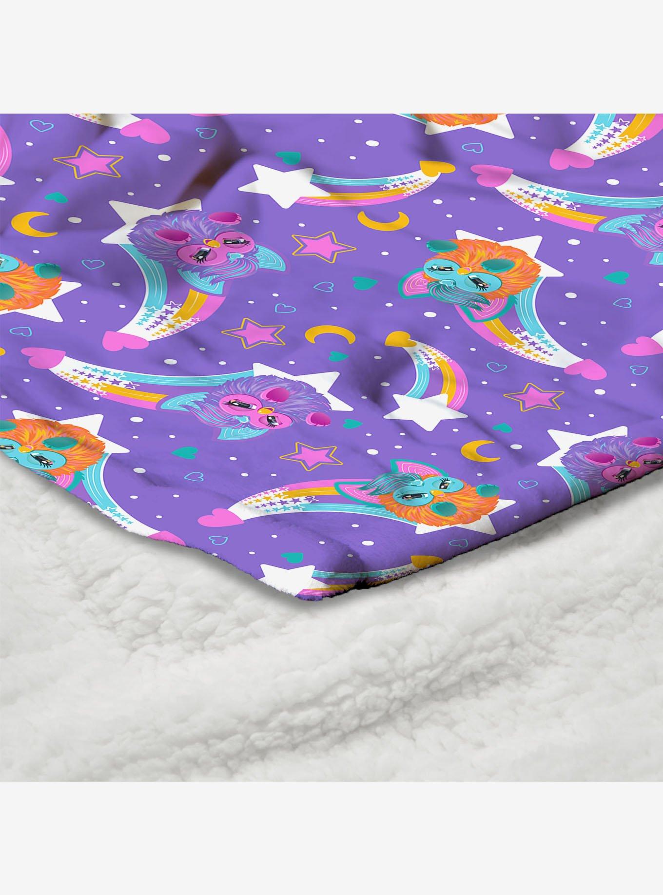 Furby Shooting Stars Silk Touch Throw Blanket, , alternate