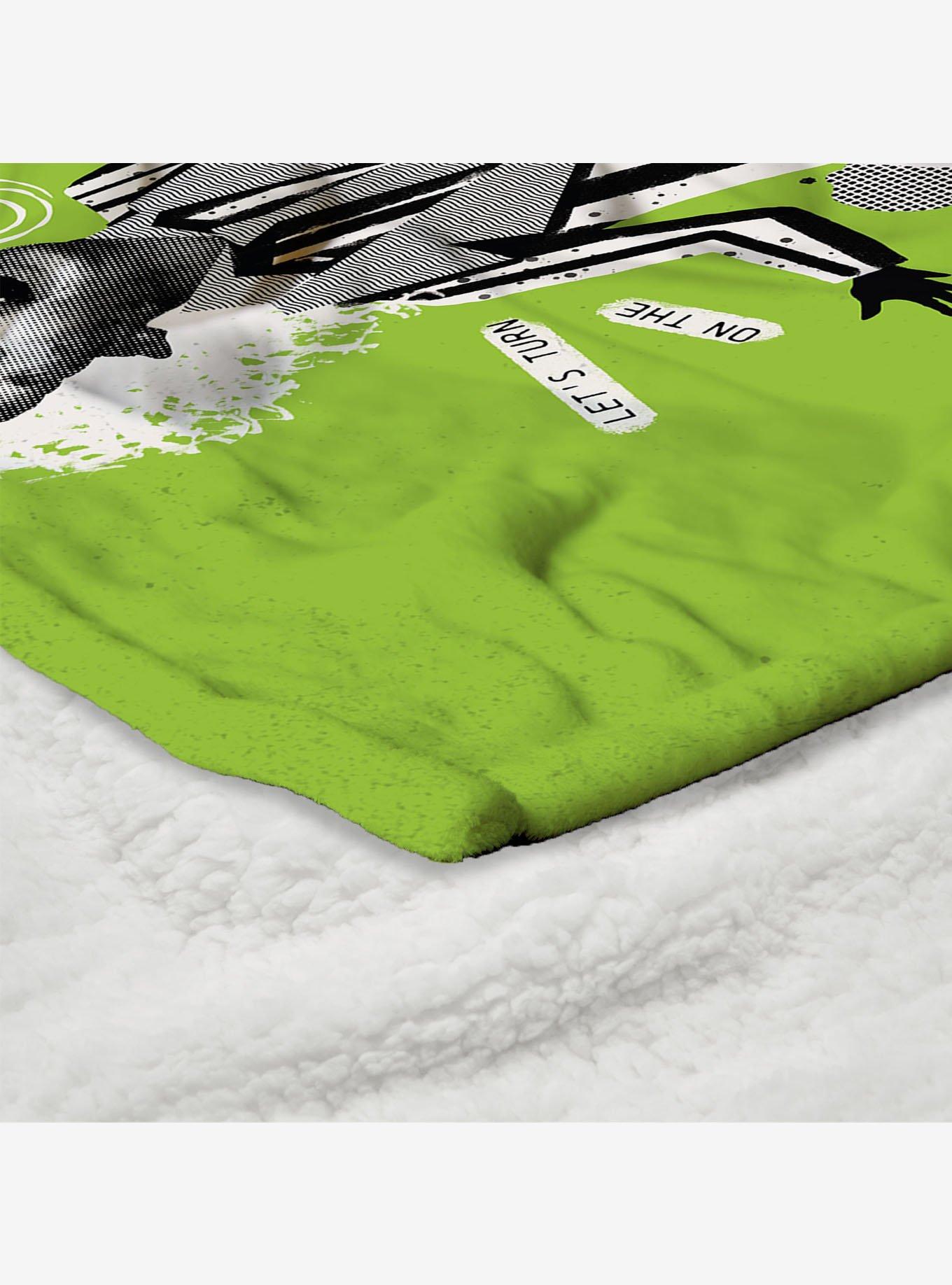 Beetlejuice Juice Is Loose Silk Touch Sherpa Throw Blanket, , alternate