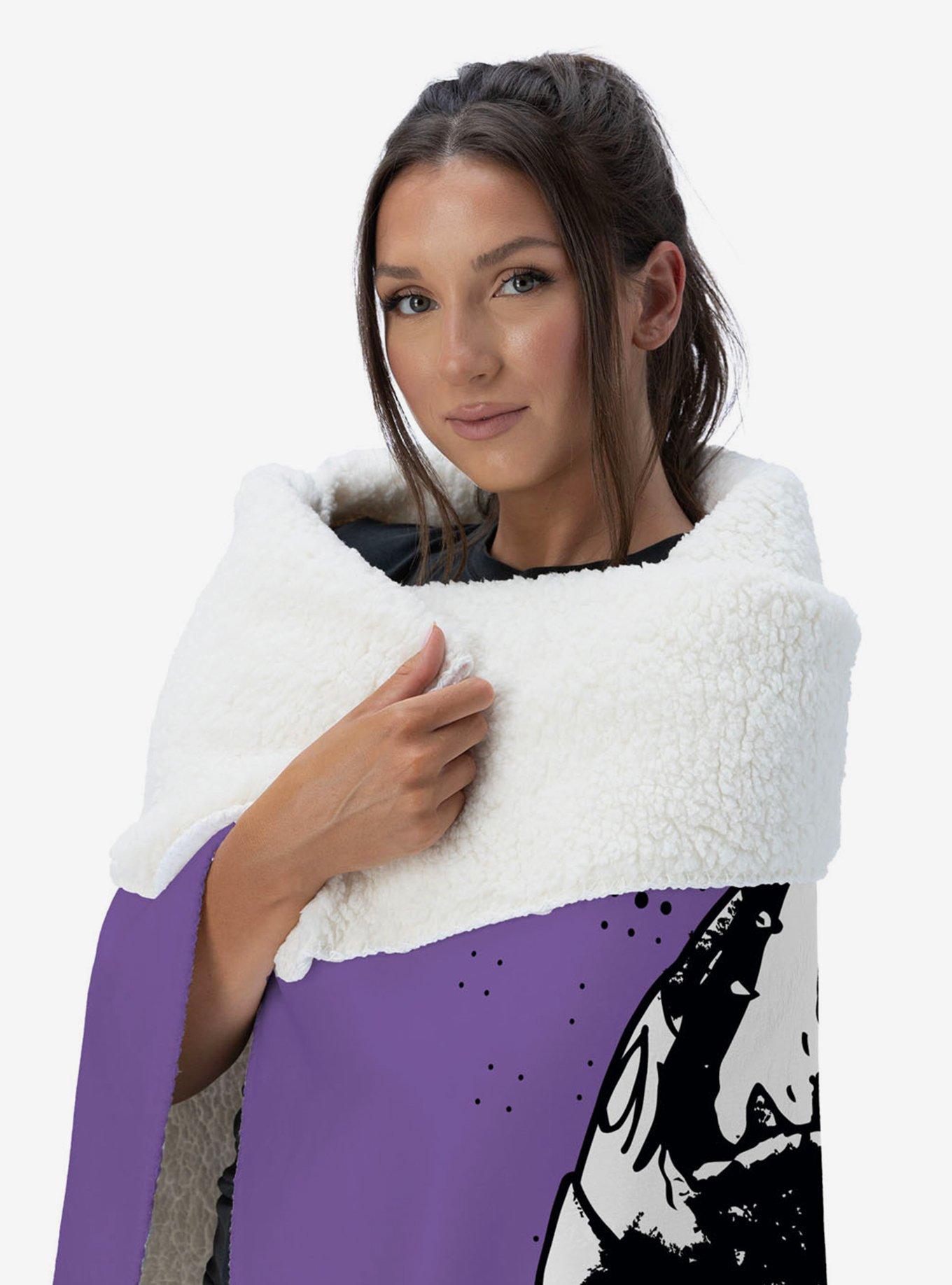 Beetlejuice I Hate Sandworms Silk Touch Sherpa Throw Blanket, , alternate