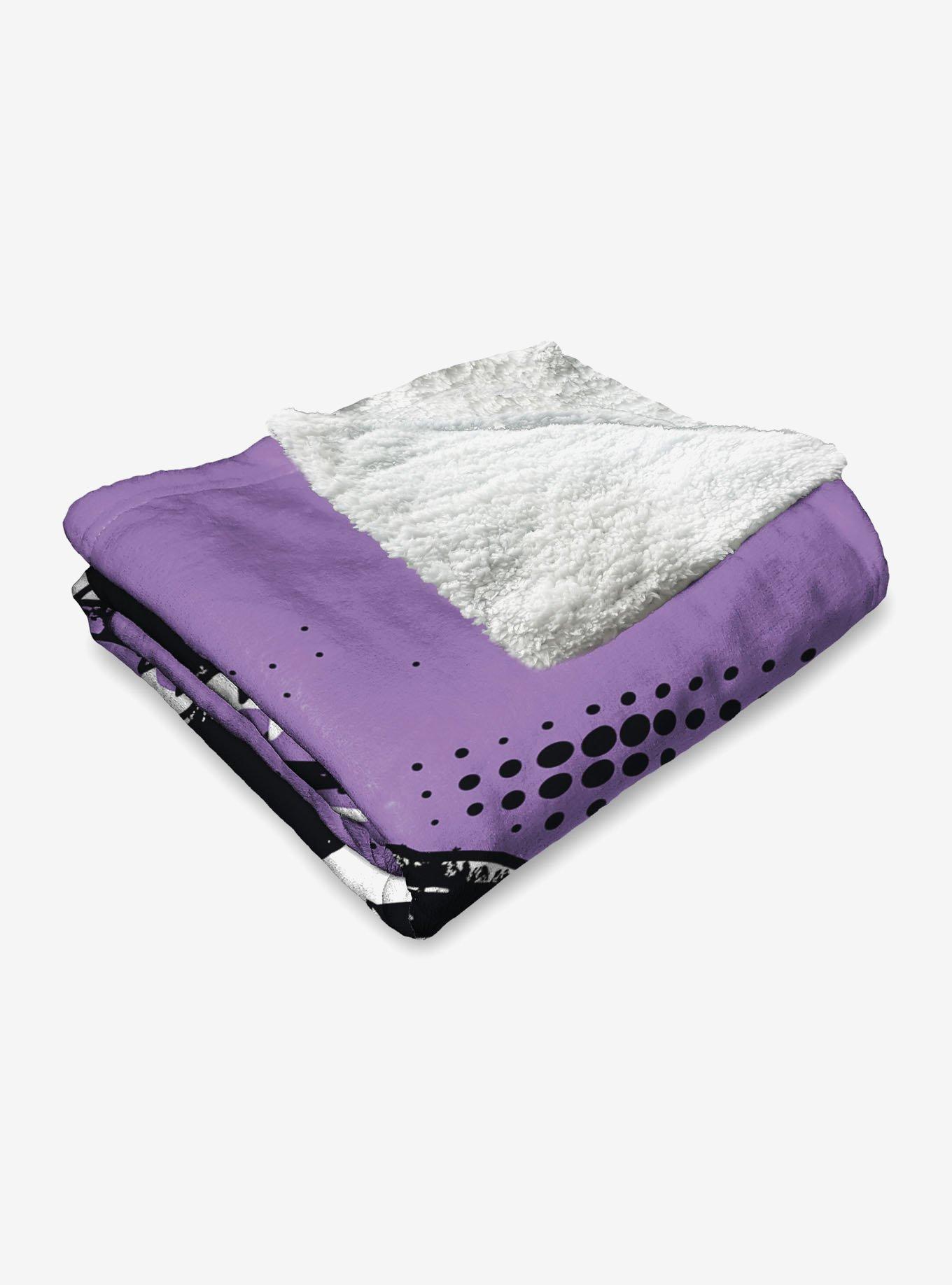 Beetlejuice I Hate Sandworms Silk Touch Sherpa Throw Blanket, , alternate