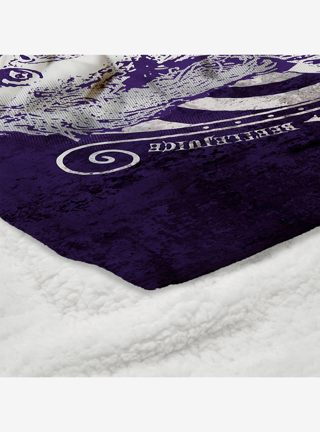 Beetlejuice Big Dark Room Silk Touch Sherpa Throw Blanket, , alternate