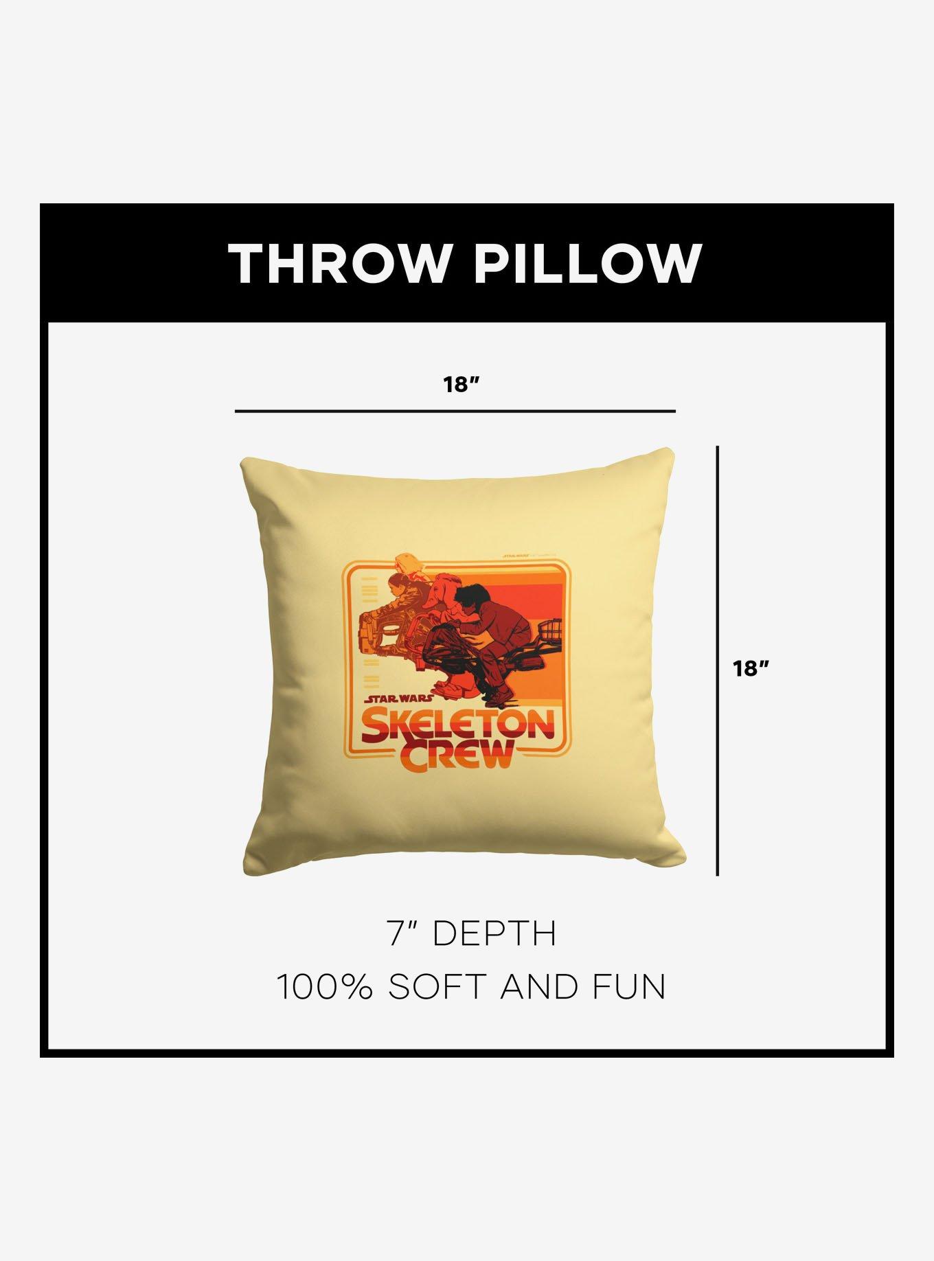 Star Wars Skeleton Crew Racers Throw Pillow, , alternate