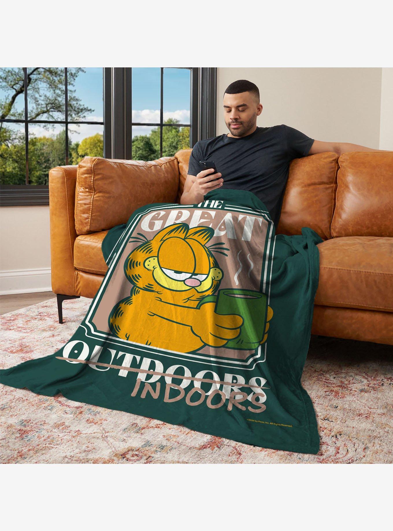 Garfield The Great Indoors 50x60" Silk Touch Throw Blanket, , alternate