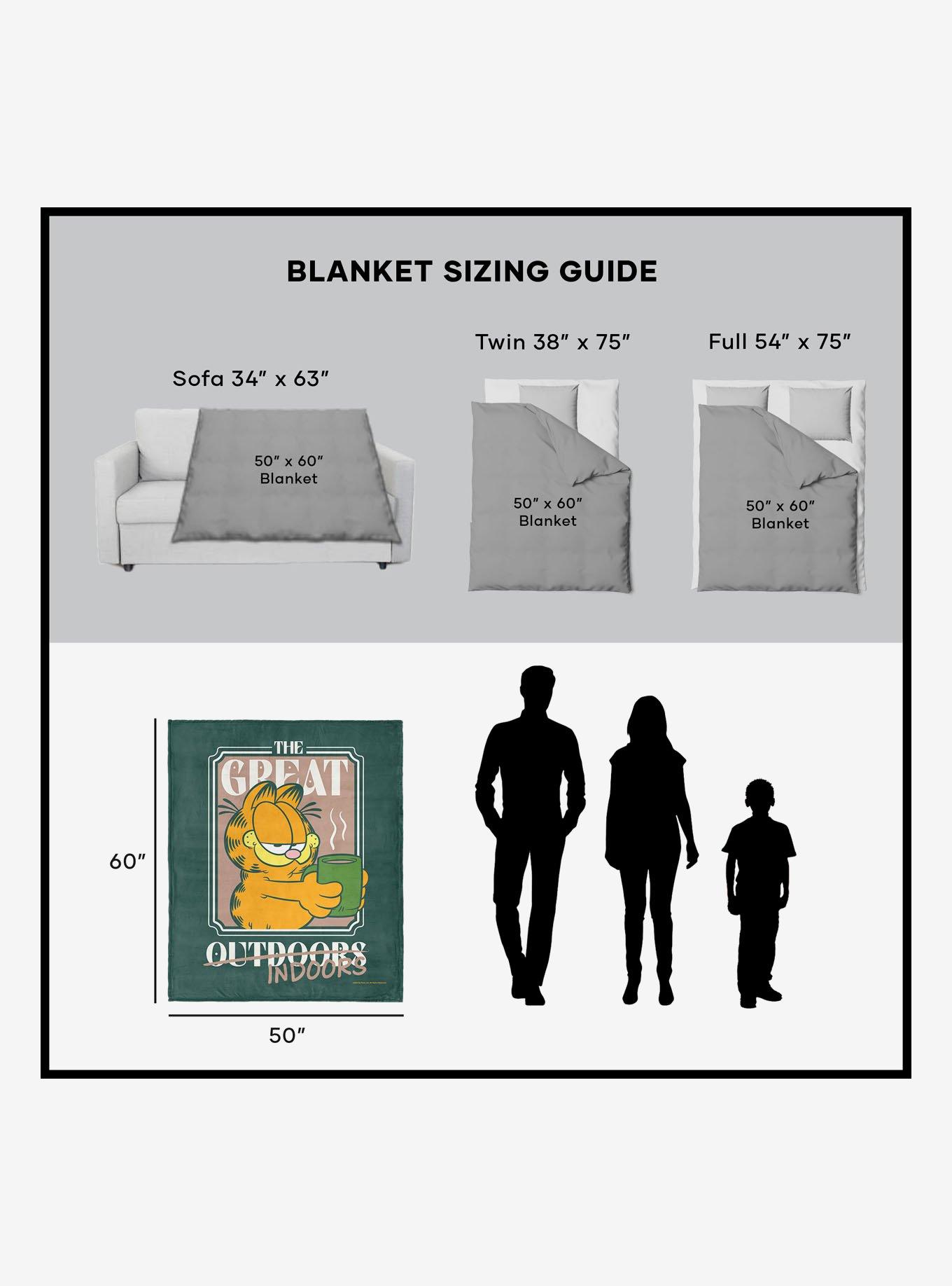 Garfield The Great Indoors 50x60" Silk Touch Throw Blanket, , alternate