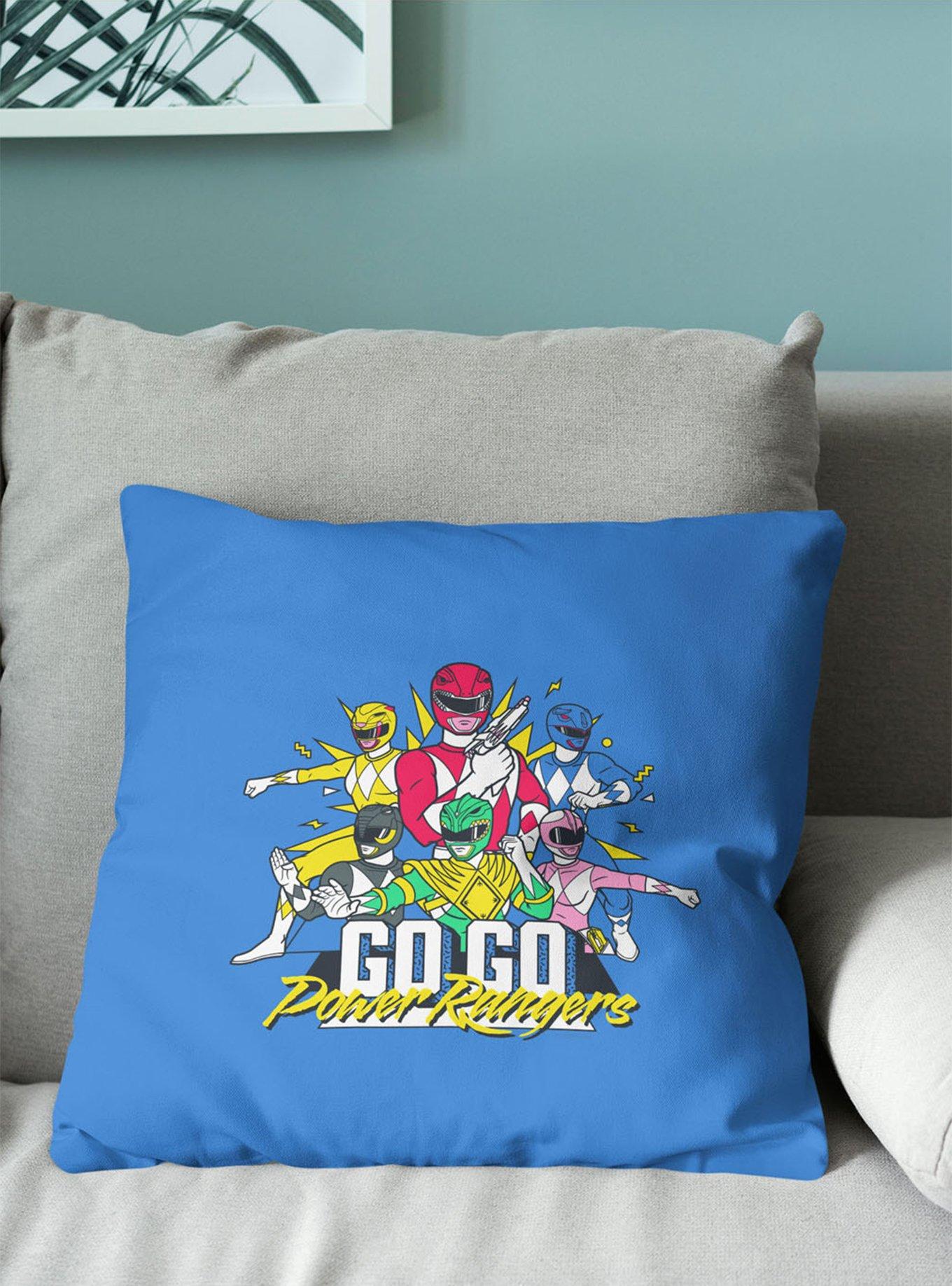 Mighty Morphin Power Rangers Go Go Mighty Morphin Power Rangers Throw Pillow, , alternate