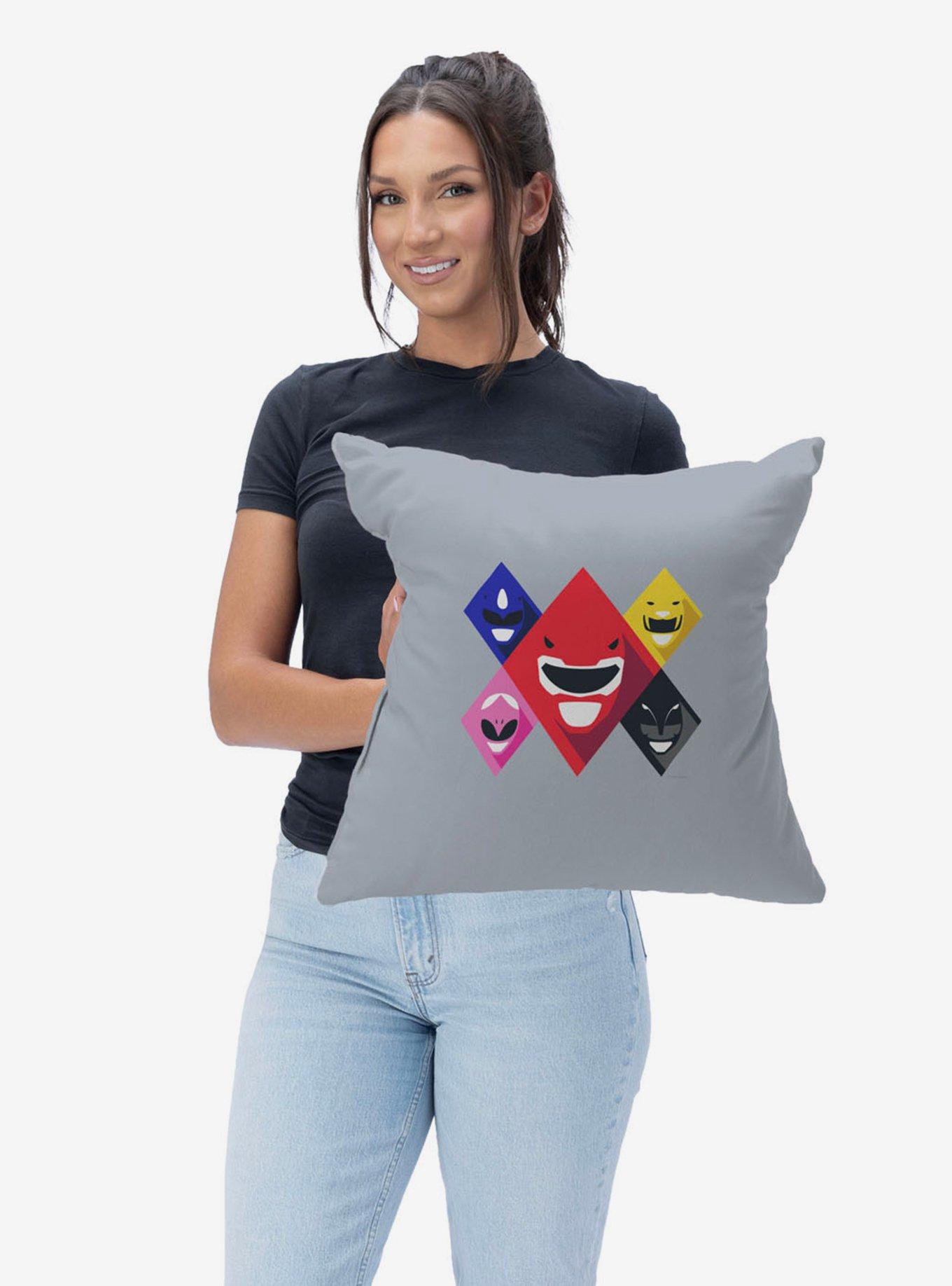 Mighty Morphin Power Rangers Ranger Diamonds Throw Pillow, , hi-res