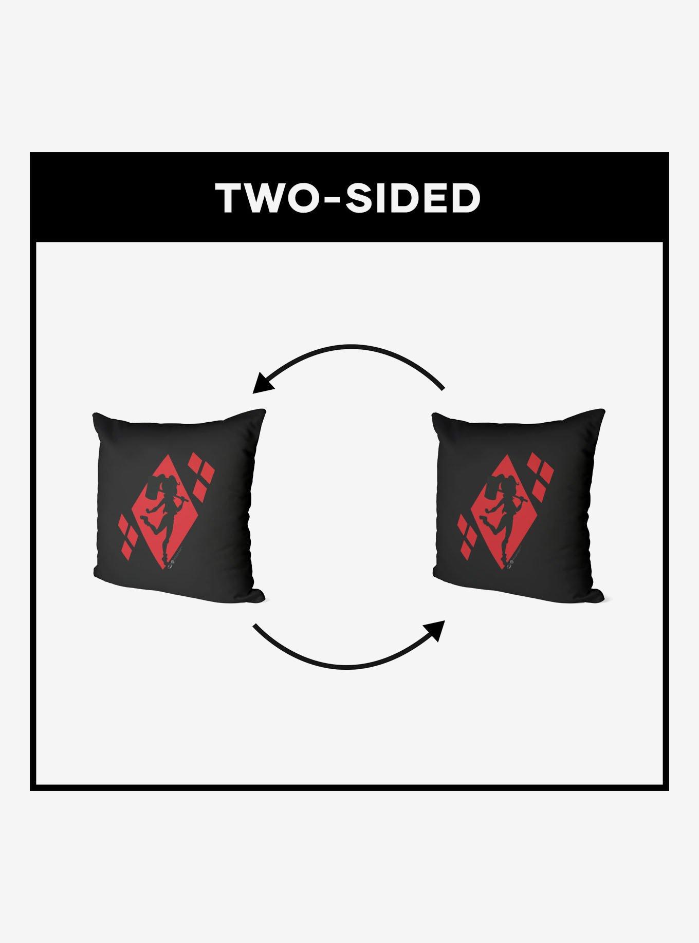 DC Comics Diamond Heart Throw Pillow, , alternate