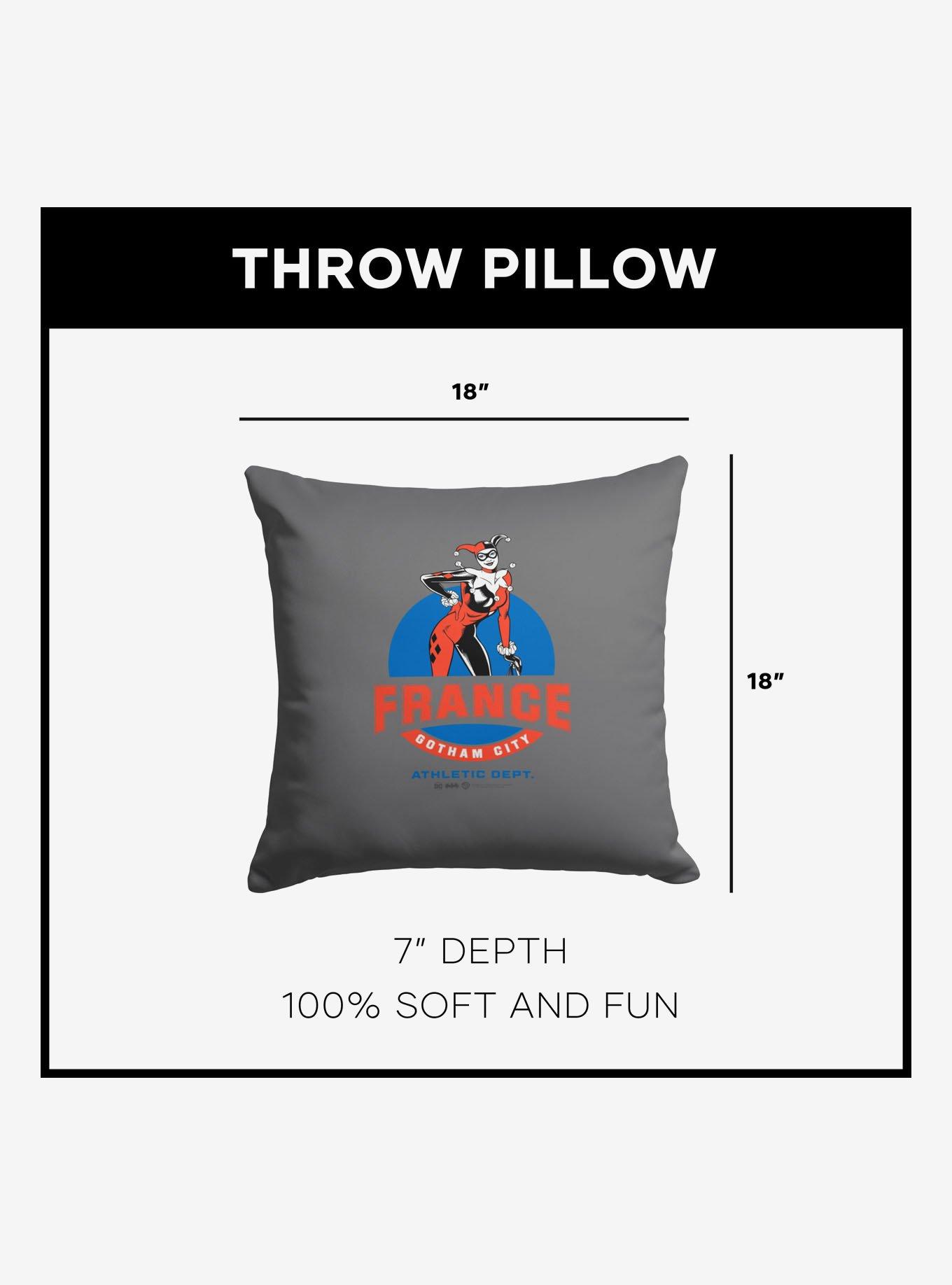 DC Comics Gotham Athletic Dept. Throw Pillow, , alternate