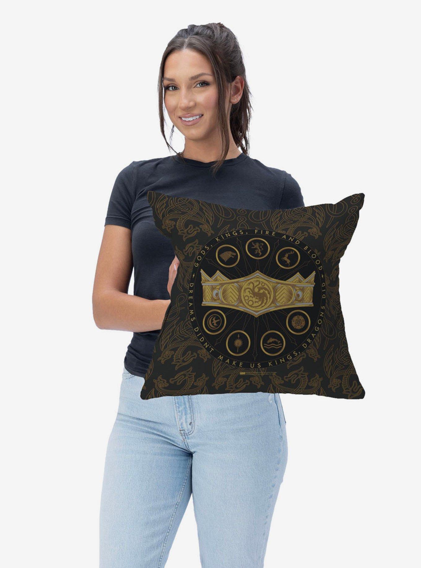 House of the Dragon Dragons Did Throw Pillow, , hi-res