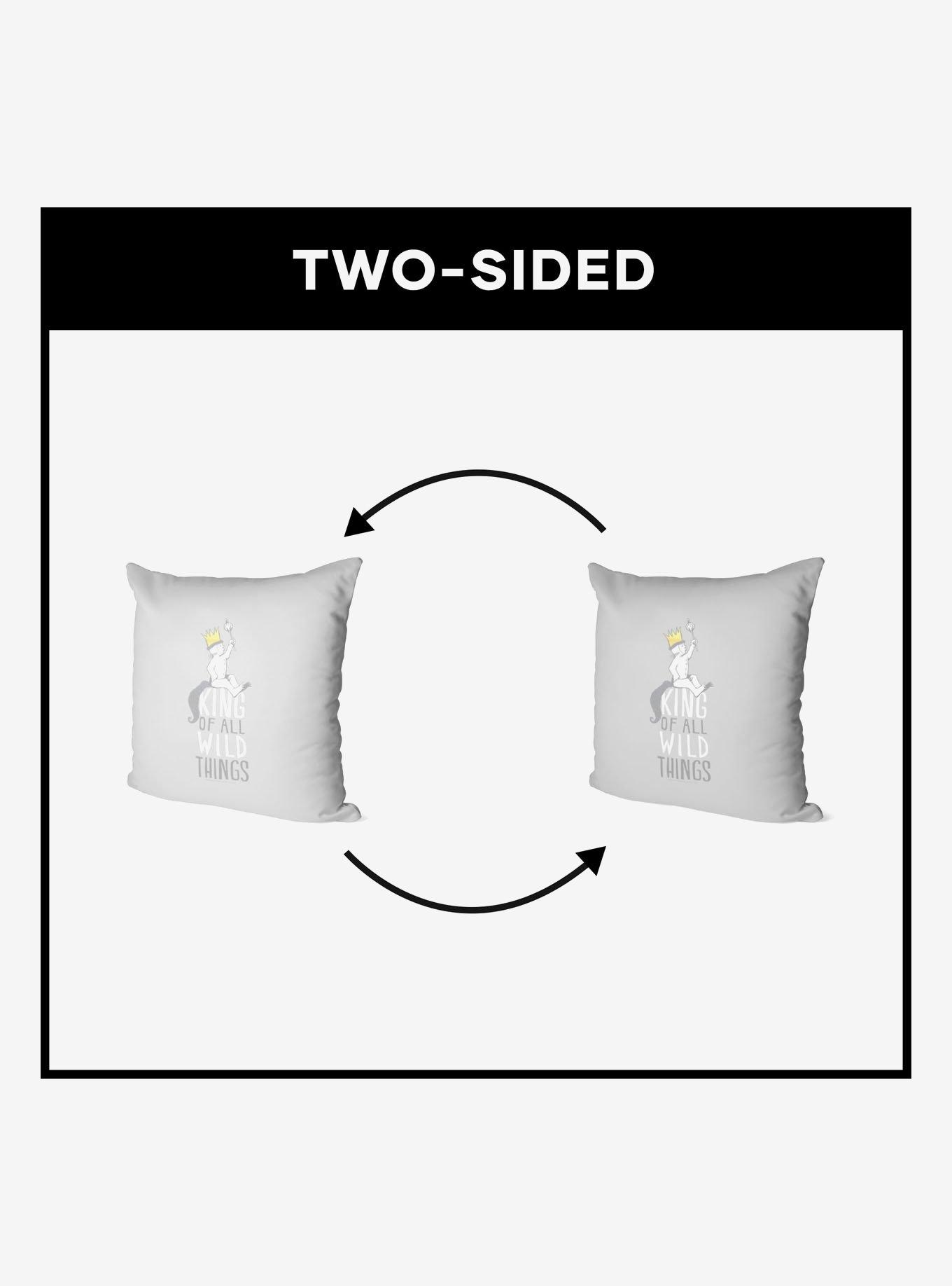 Where The Wild Things Are King Of All Throw Pillow, , alternate