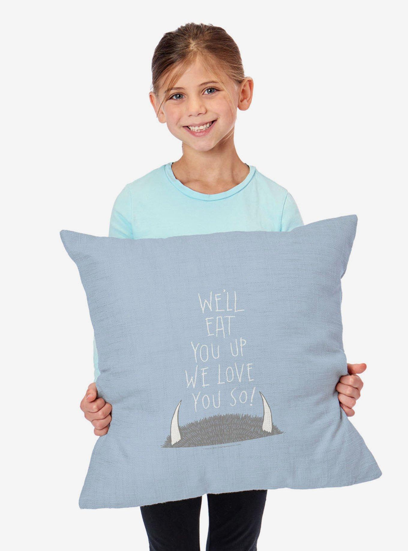 Where The Wild Things Are Love You So Throw Pillow, , alternate