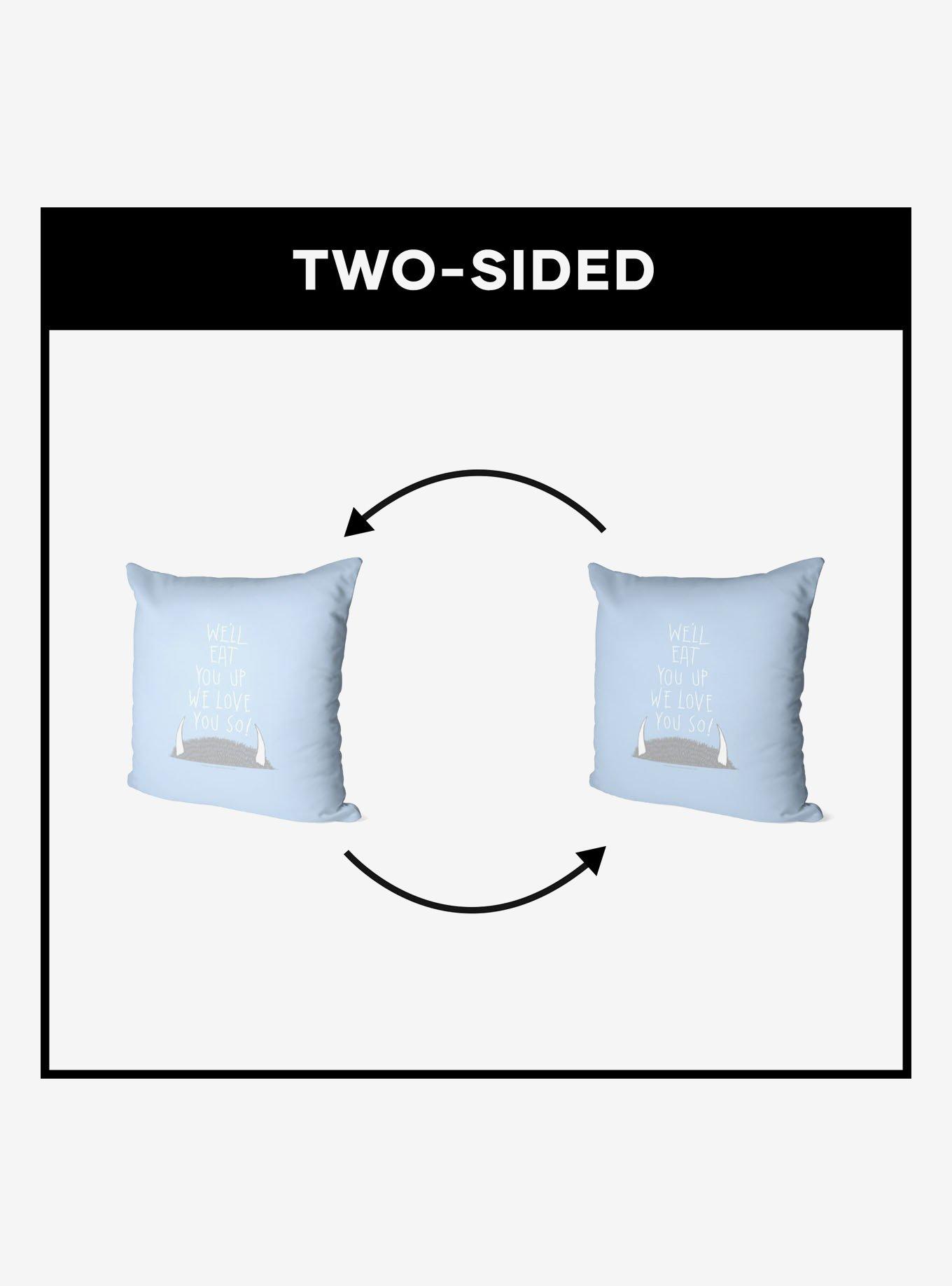 Where The Wild Things Are Love You So Throw Pillow, , alternate