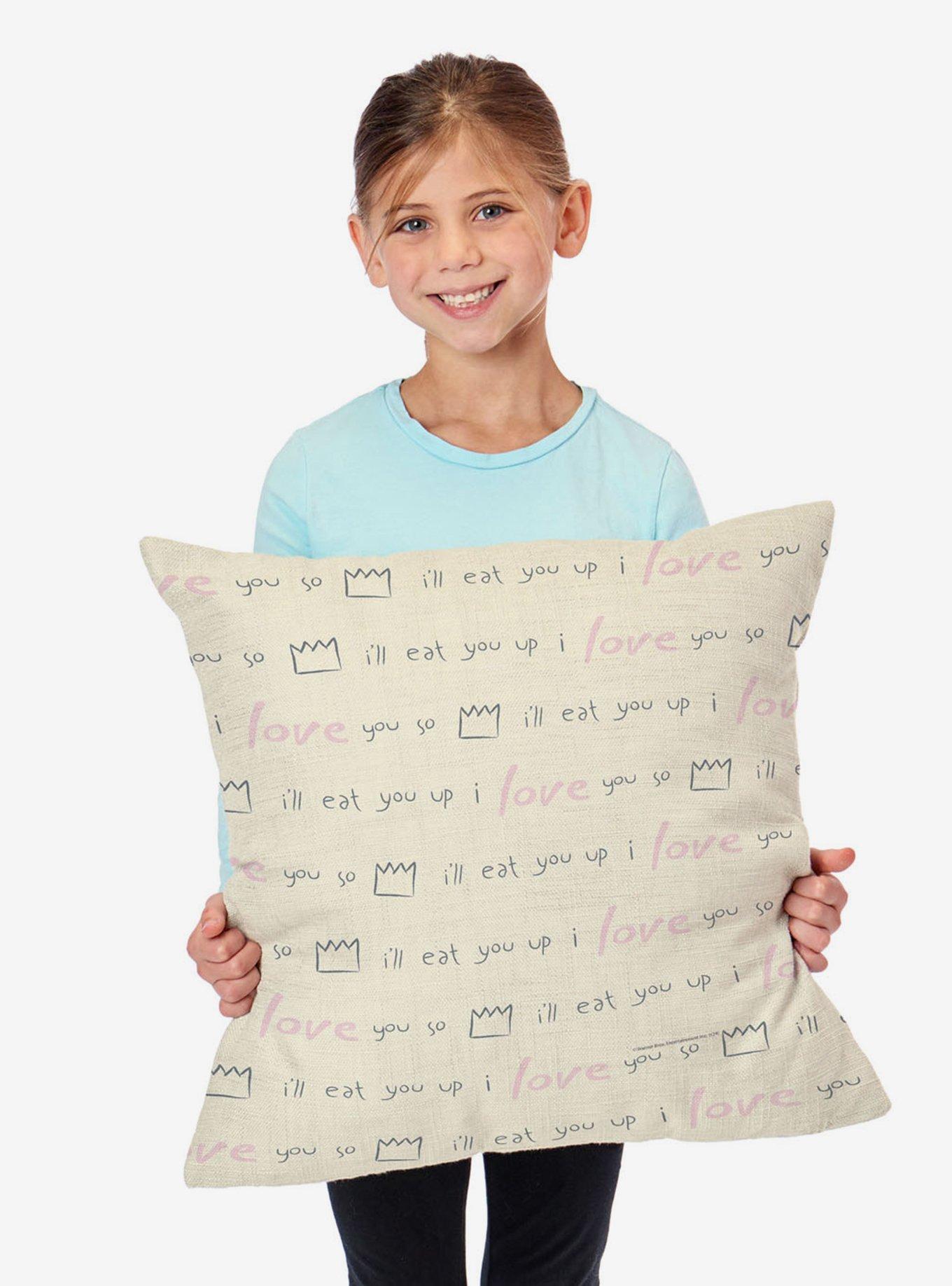 Where The Wild Things Are We'll Eat You Up Throw Pillow, , alternate