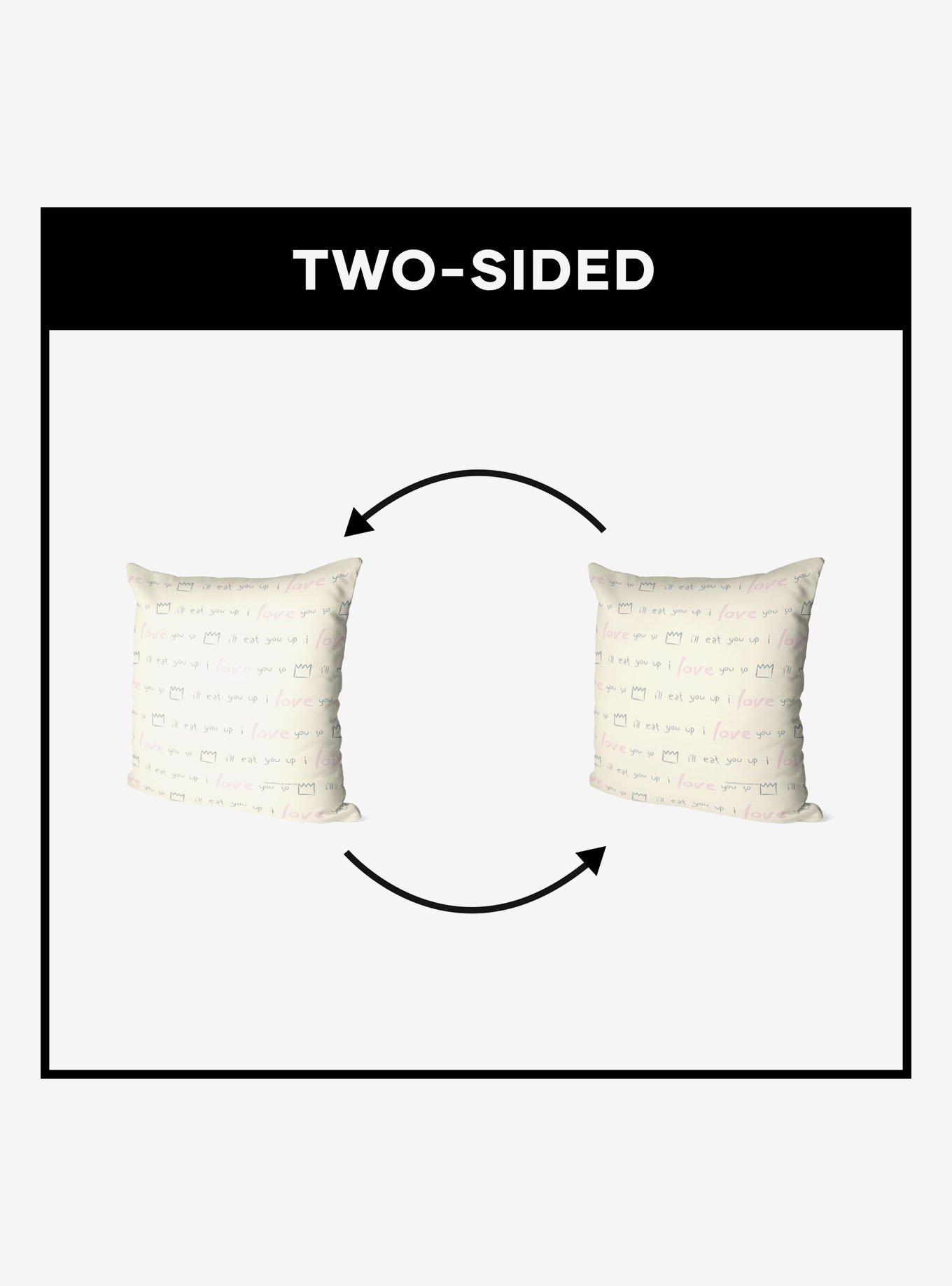 Where The Wild Things Are We'll Eat You Up Throw Pillow, , alternate