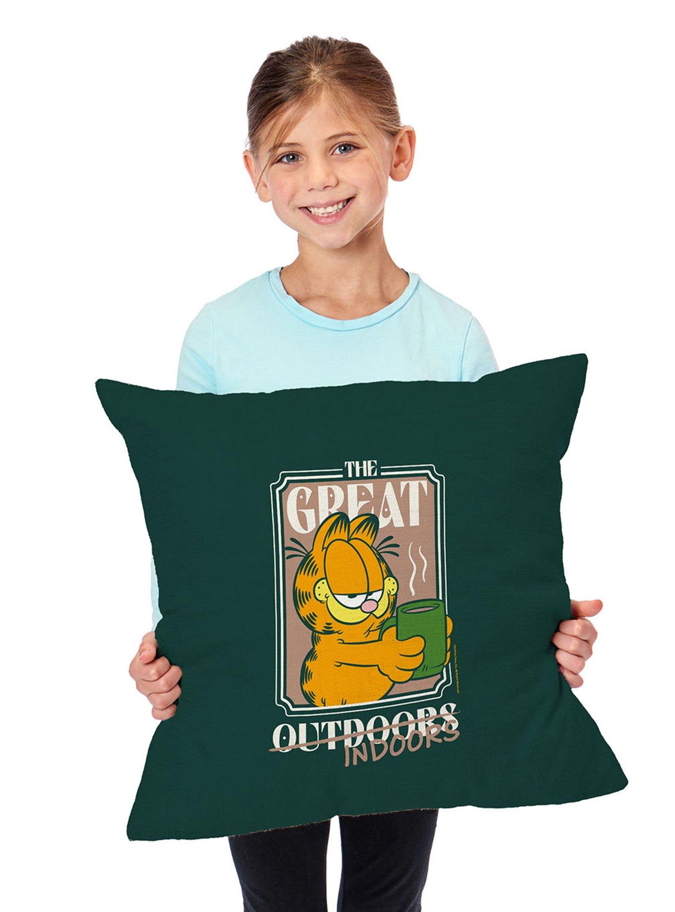 Garfield The Great Indoors Throw Pillow, , alternate