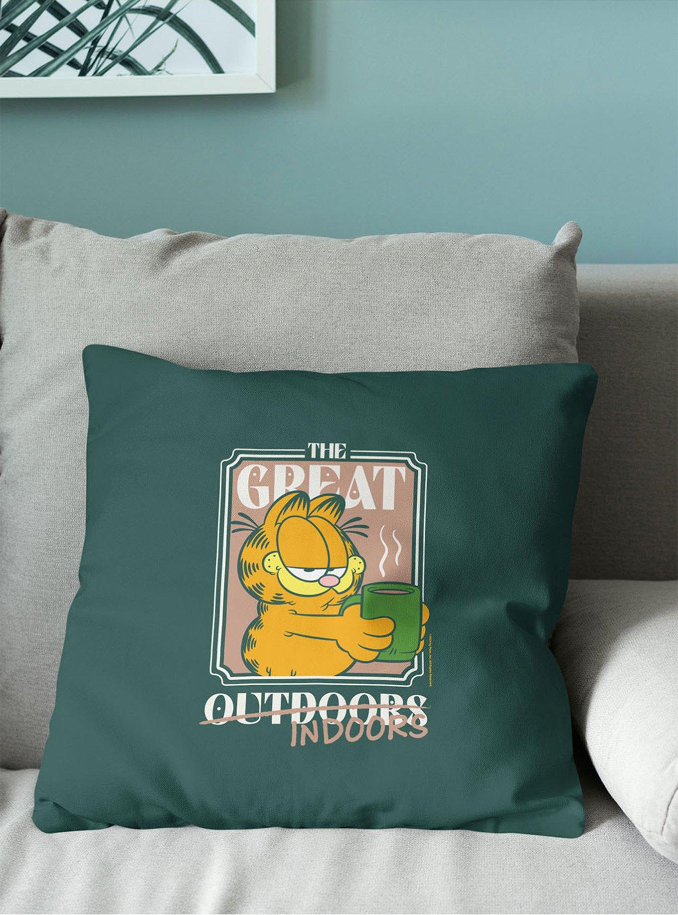 Garfield The Great Indoors Throw Pillow, , alternate