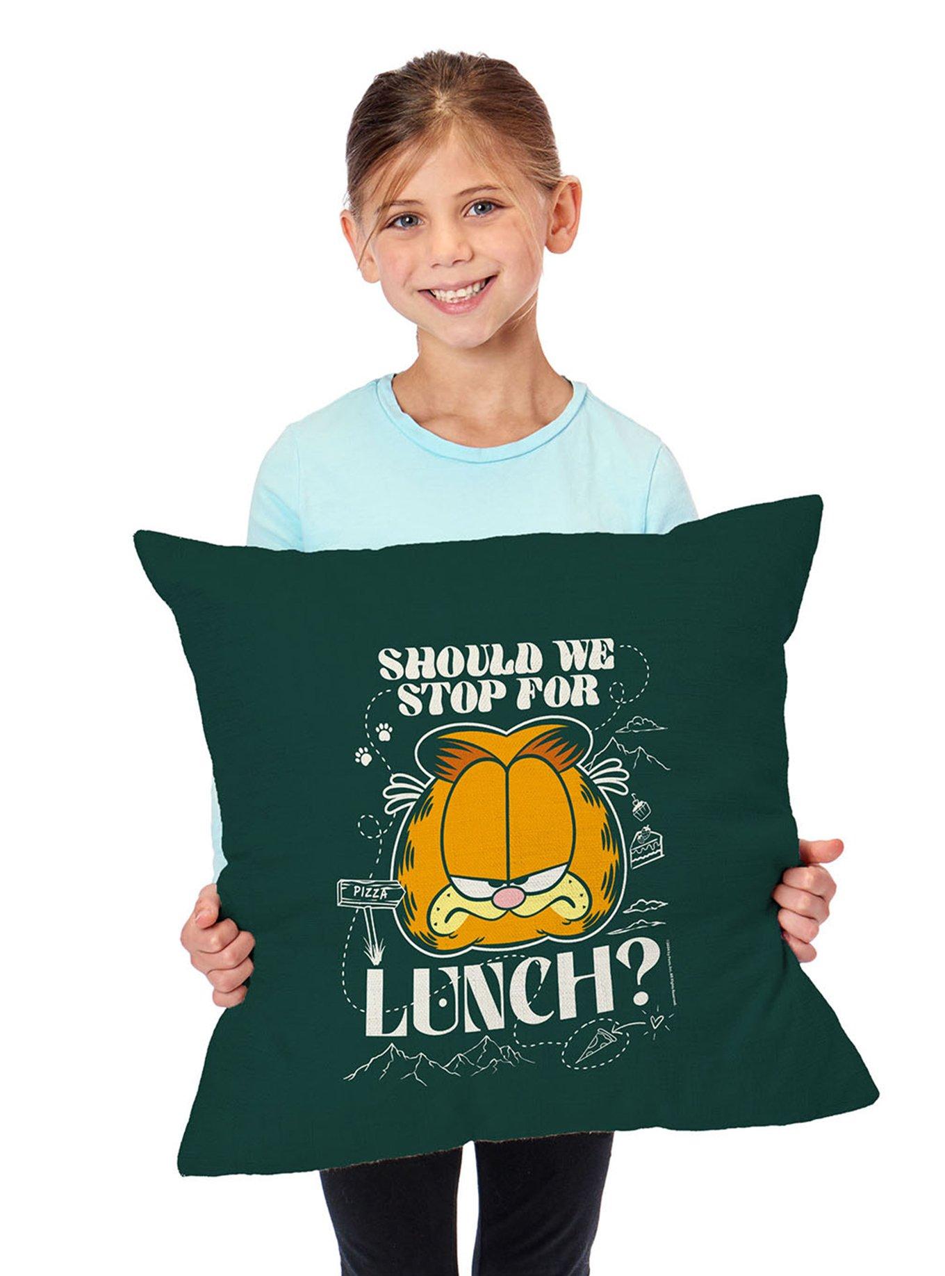 Garfield Stop For Lunch Throw Pillow, , alternate