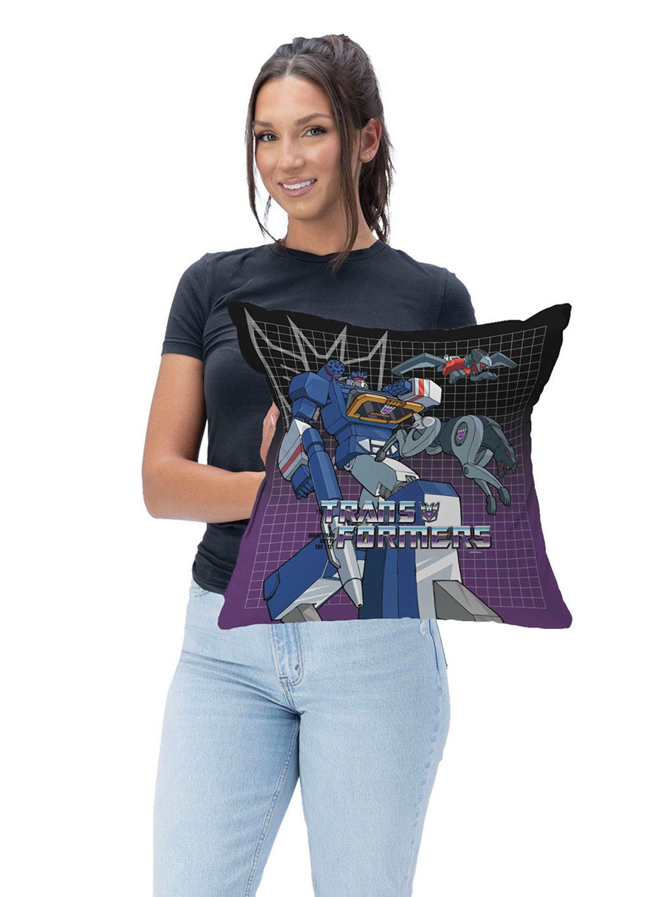 Transformers G1 Grid Soundwave Throw Pillow, , hi-res