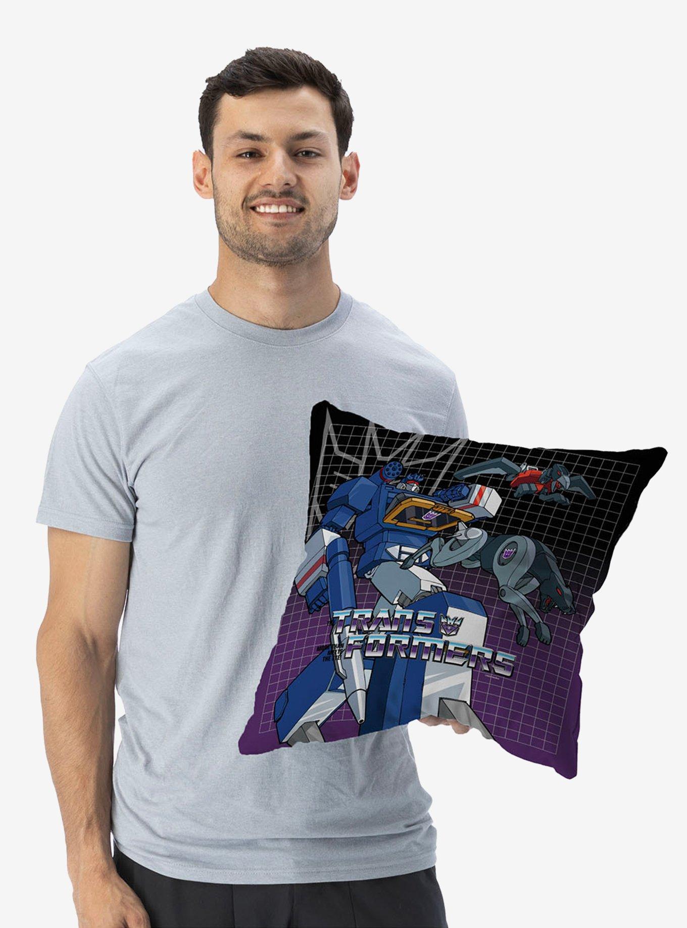 Transformers G1 Grid Soundwave Throw Pillow, , alternate