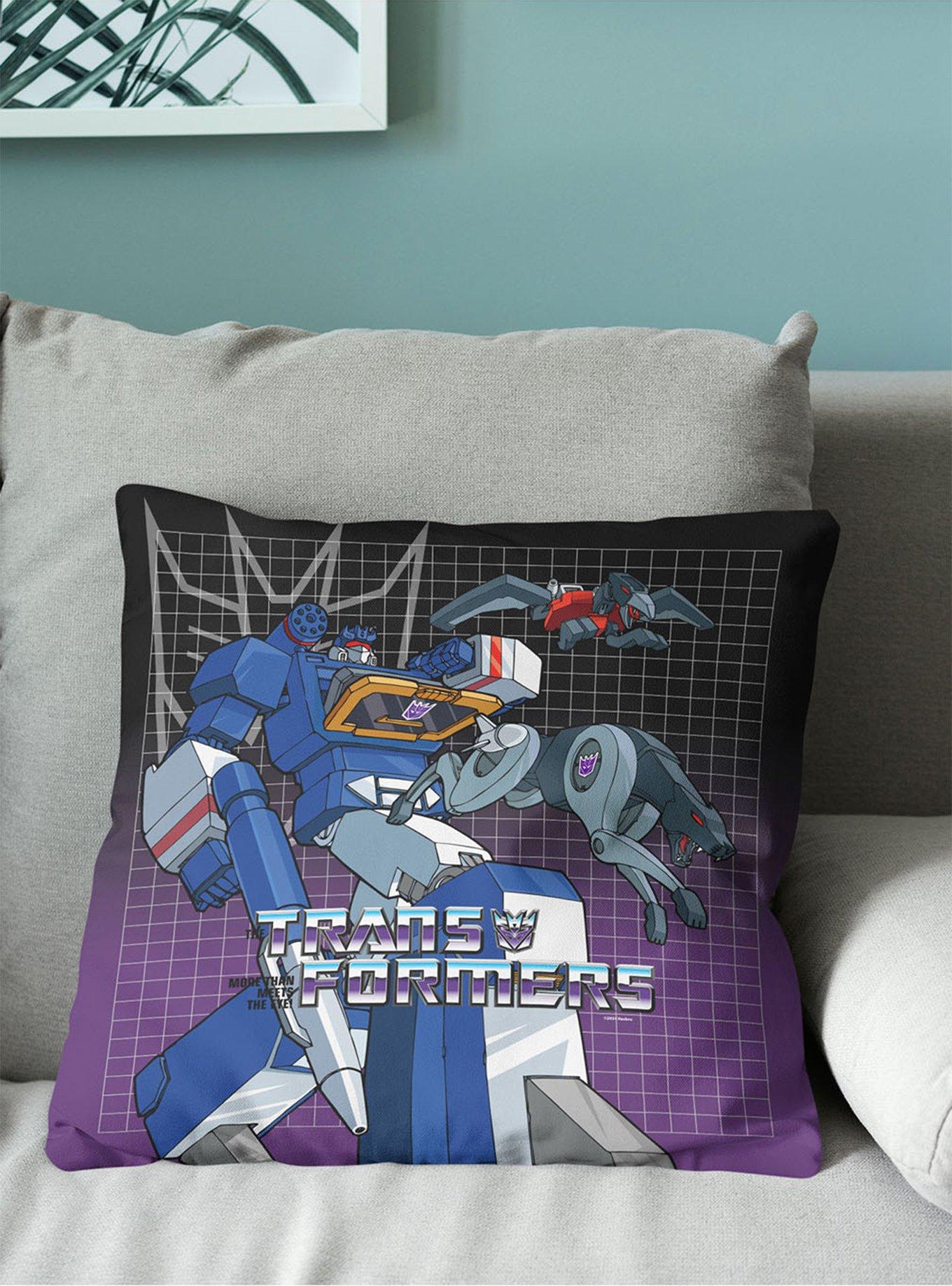 Transformers G1 Grid Soundwave Throw Pillow, , alternate