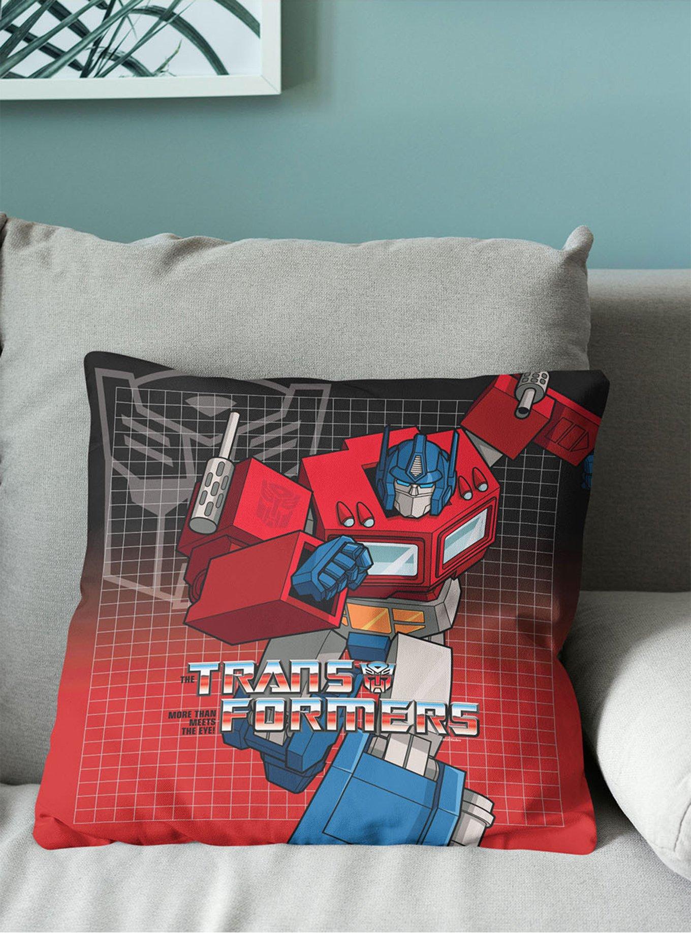 Transformers G1 Grid Optimus Prime Throw Pillow, , alternate