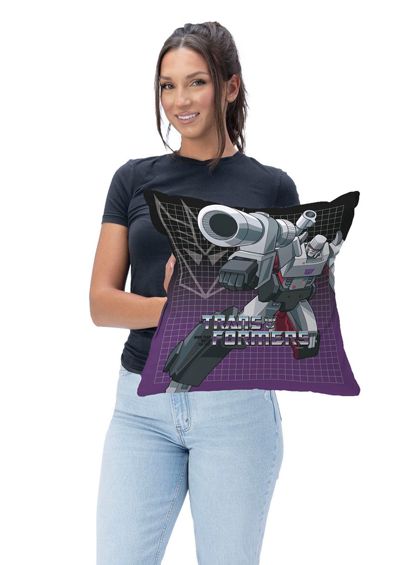 Transformers G1 Grid Megatron Throw Pillow, , hi-res