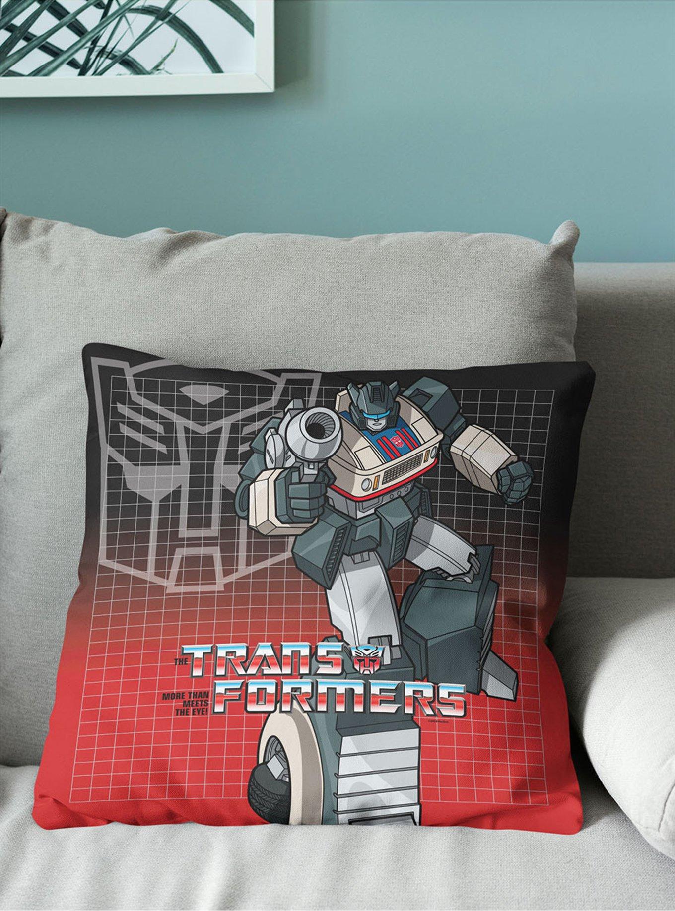 Transformers G1 Grid Jazz Throw Pillow, , alternate