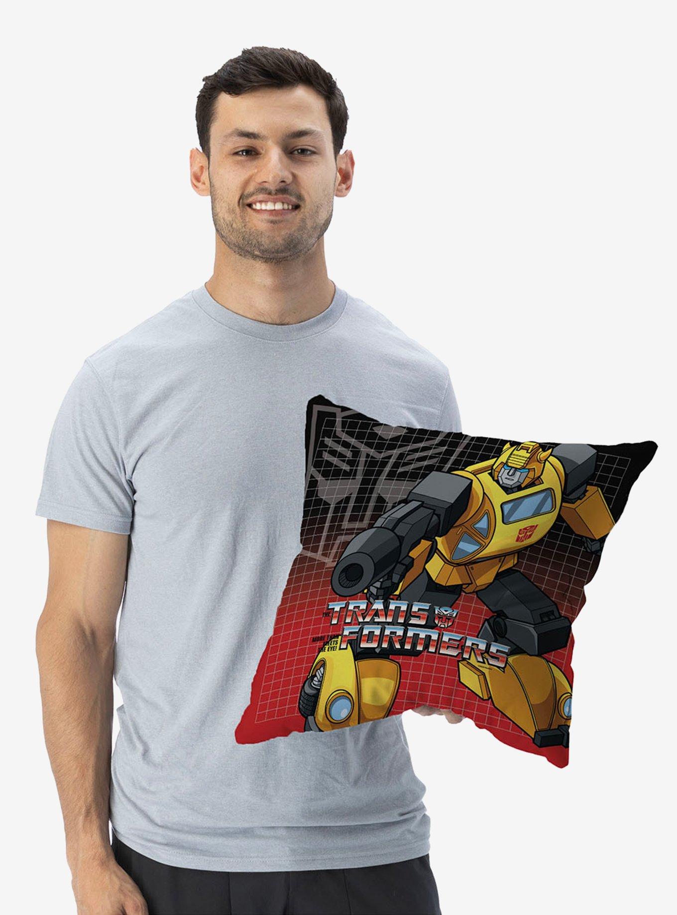 Transformers G1 Grid Bumblebee Throw Pillow, , alternate