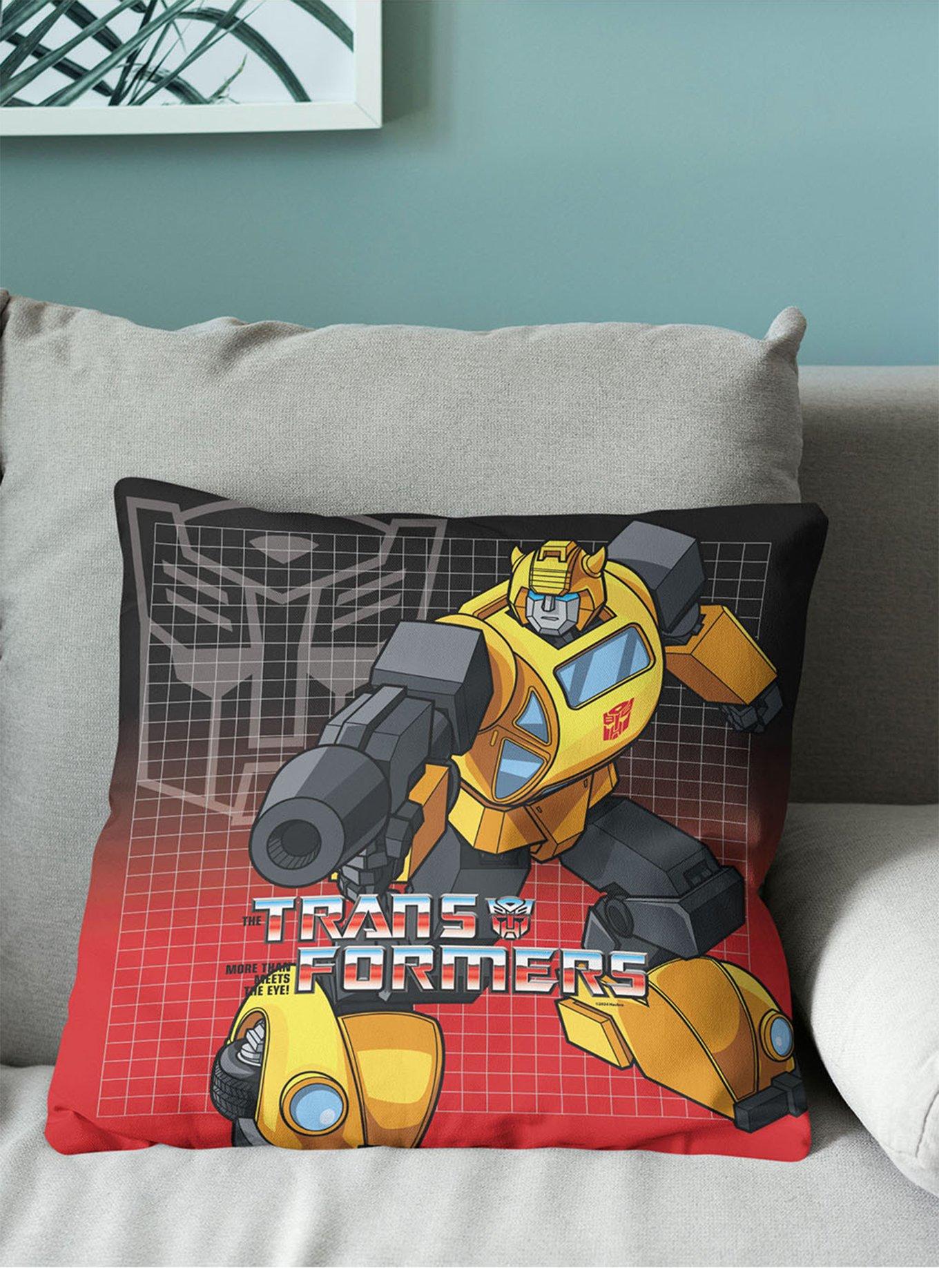 Transformers G1 Grid Bumblebee Throw Pillow, , alternate