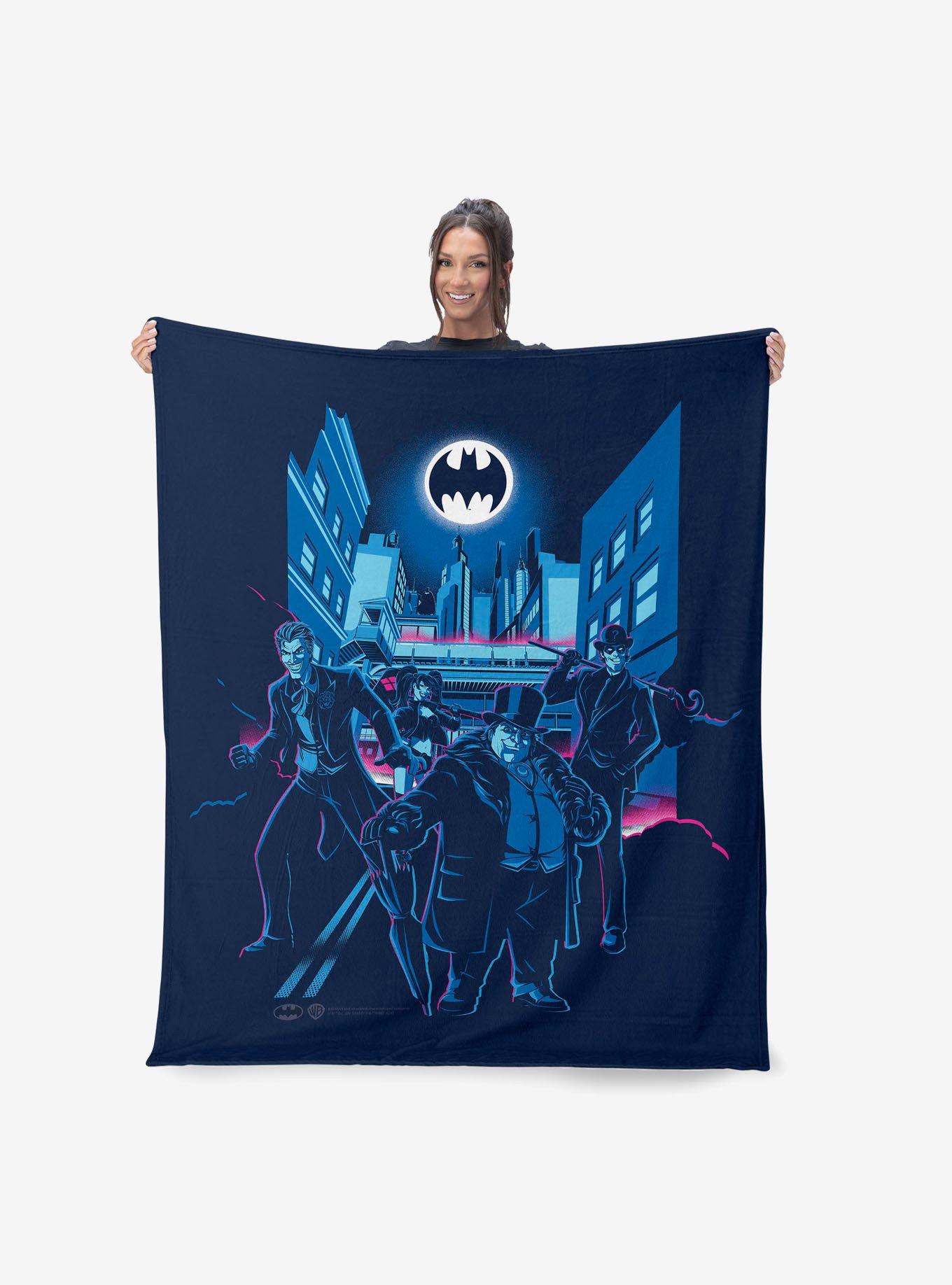 DC Comics Batman Villains 50x60" Silk Touch Throw Blanket, , hi-res