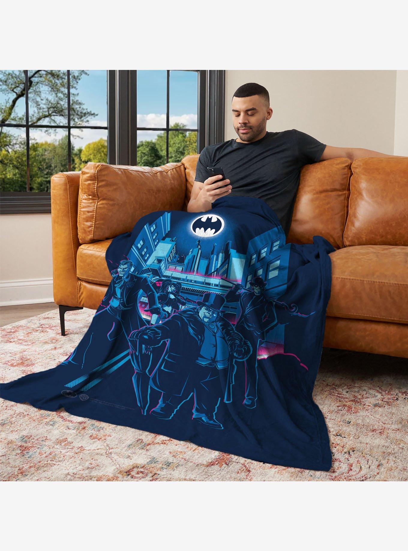 DC Comics Batman Villains 50x60" Silk Touch Throw Blanket, , alternate