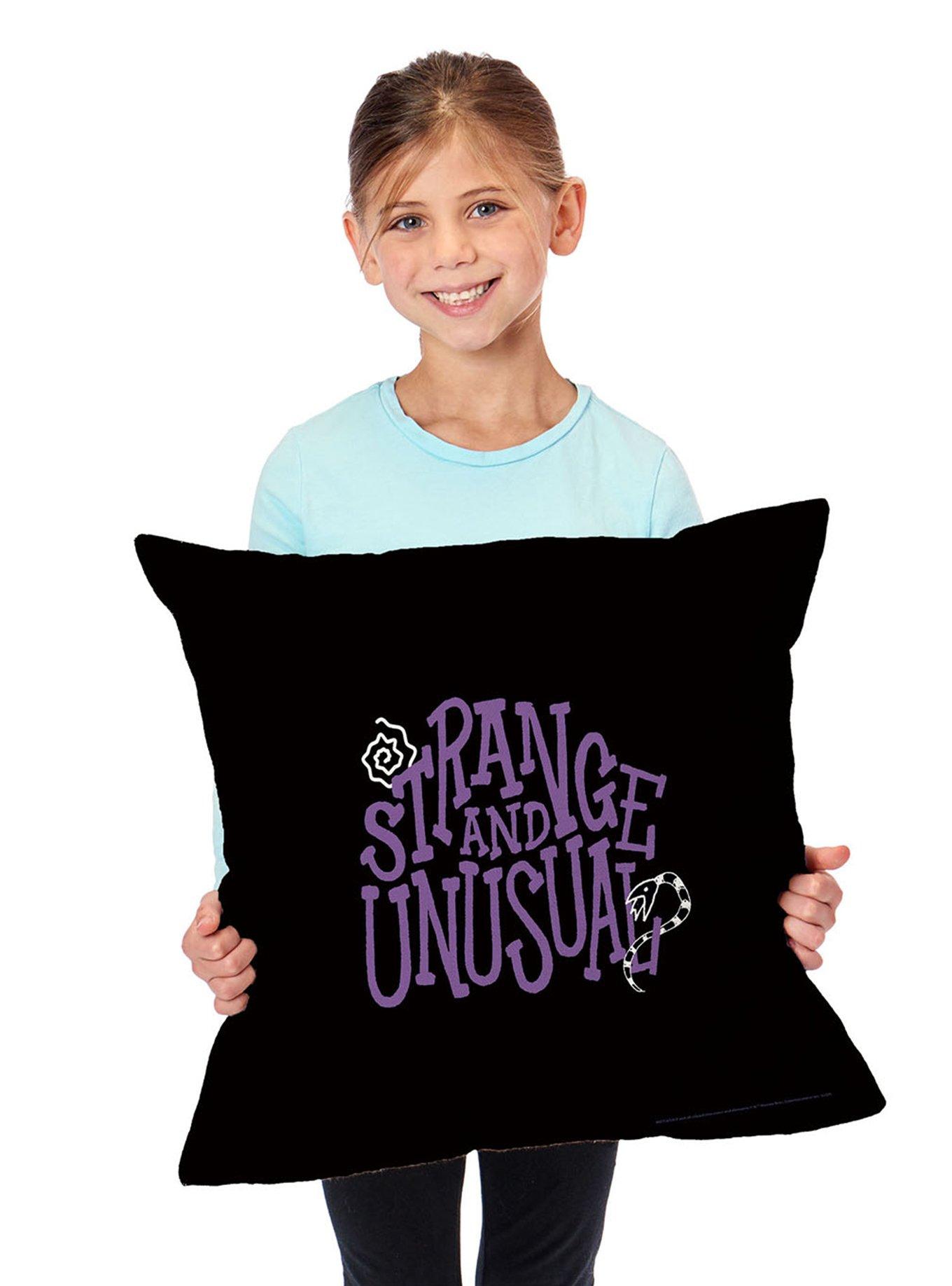 Beetlejuice Strange and Unusual Throw Pillow, , alternate