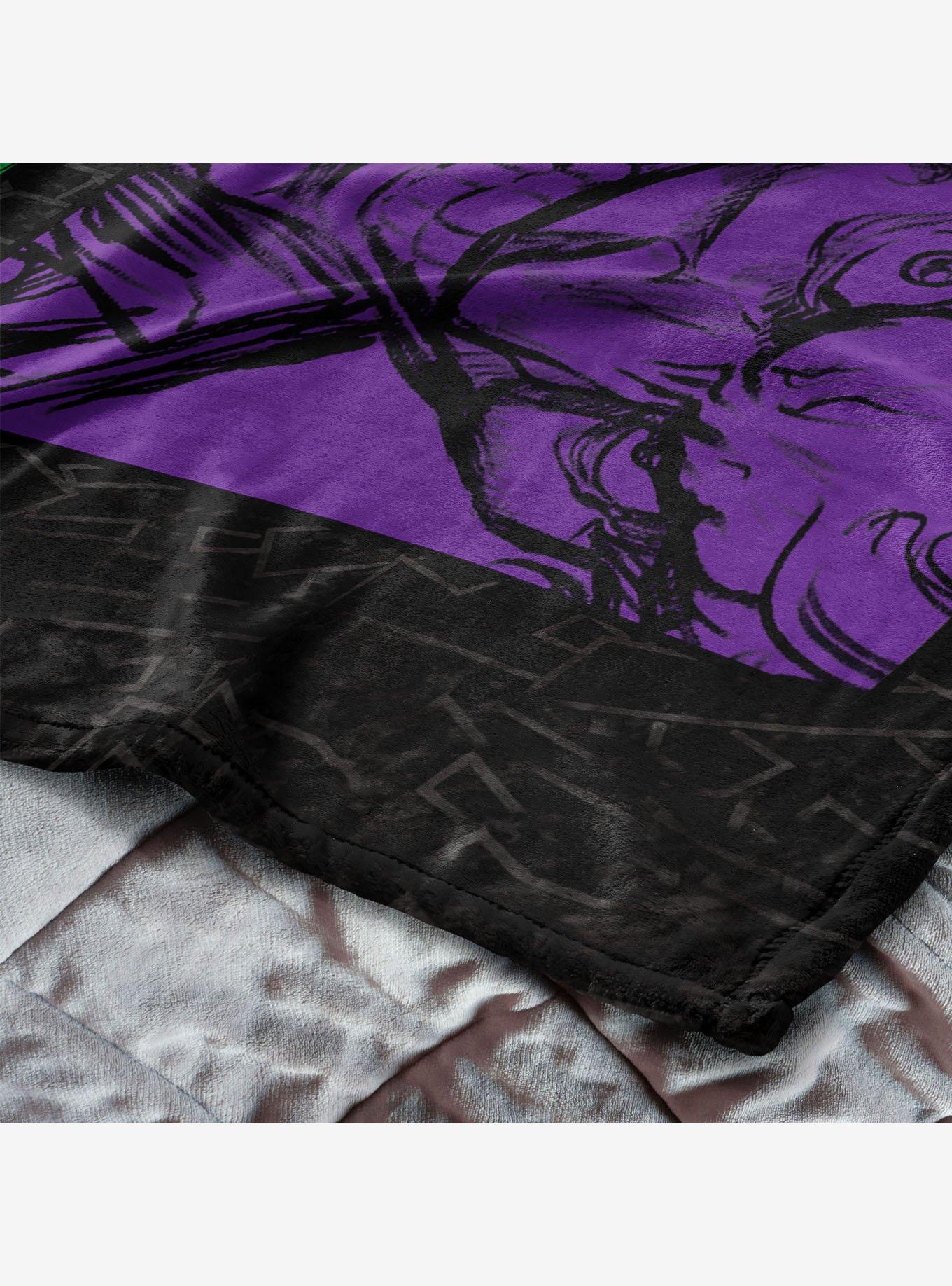 DC Comics Gotham Grin 50x60" Silk Touch Throw Blanket, , alternate