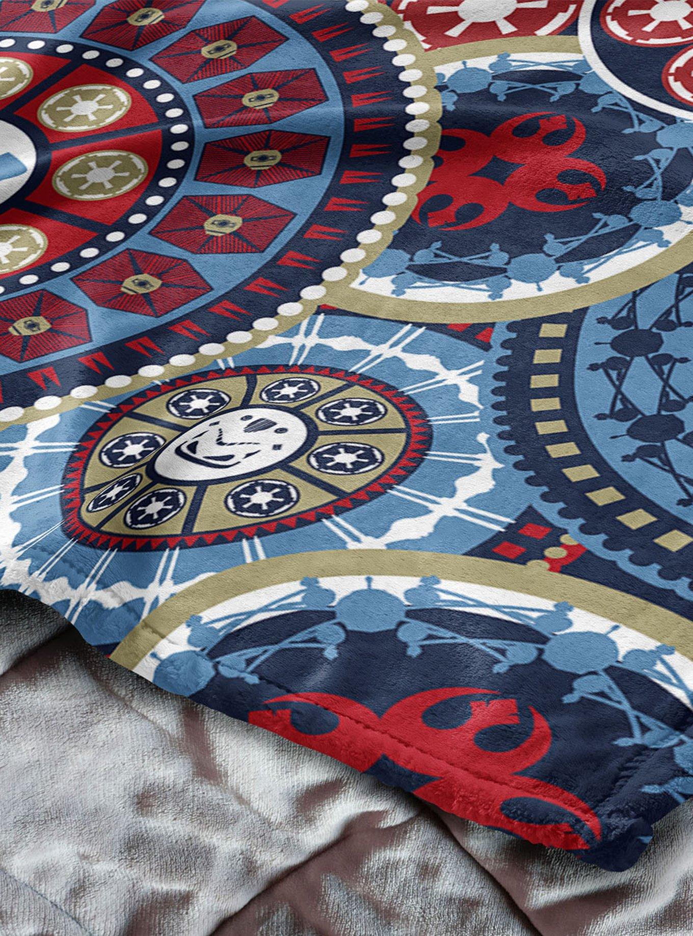 Star Wars Classic Repeats and Patterns Mandala 40x50" Silk Touch Throw Blanket, , alternate