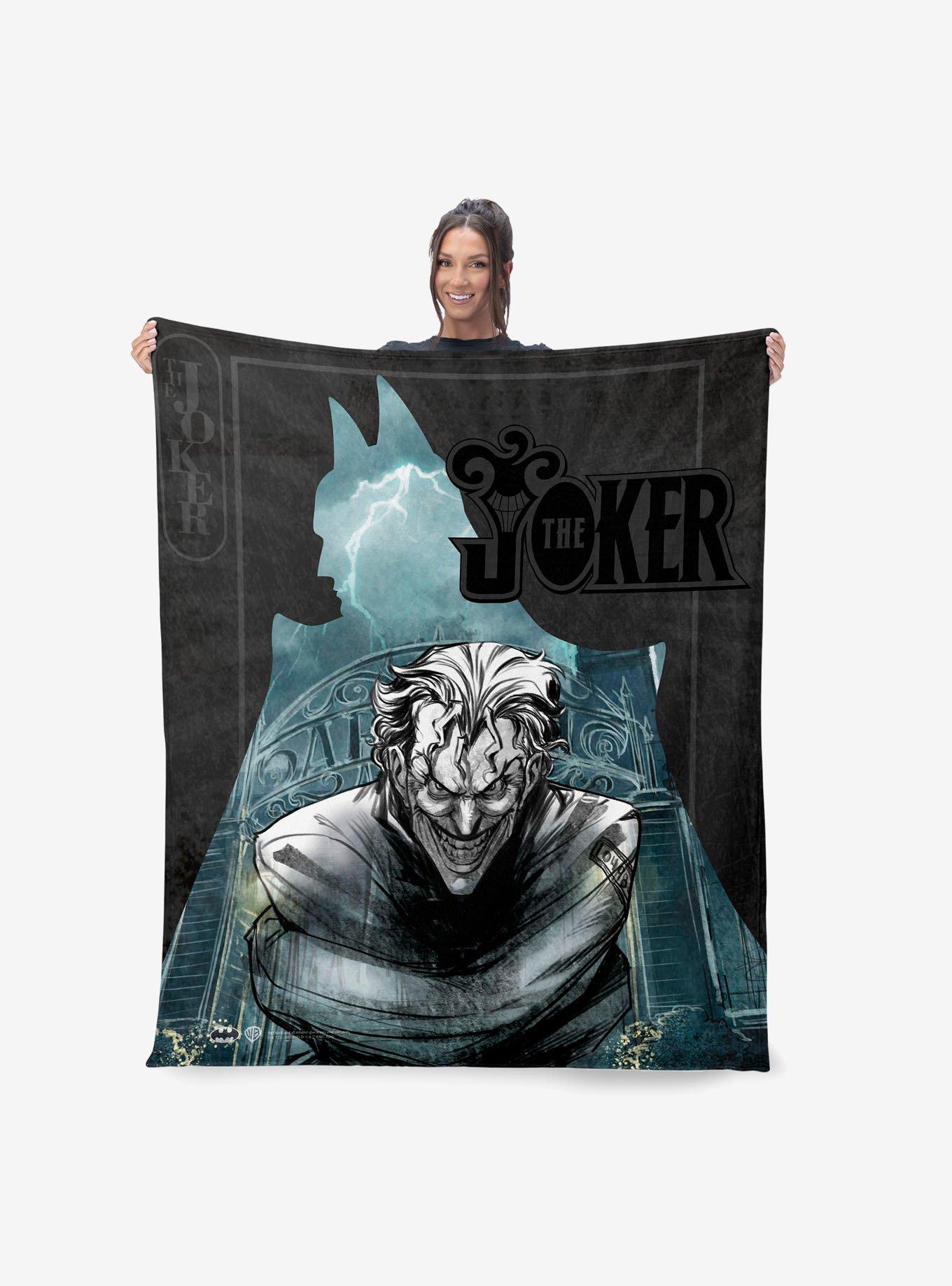 DC Comics Joker's Embrace 50x60" Silk Touch Throw Blanket, , hi-res