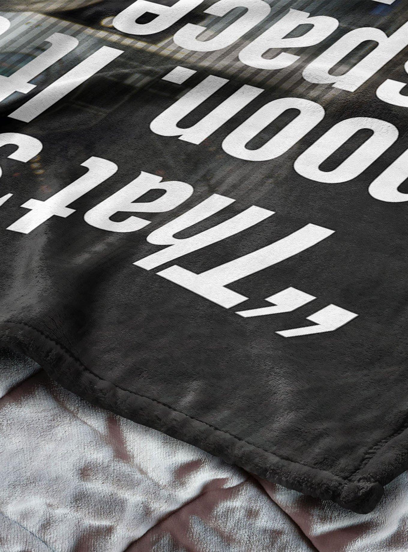 Star Wars Classic Quotes Obi-Wan No Moon 40x50" Silk Touch Throw Blanket, , alternate