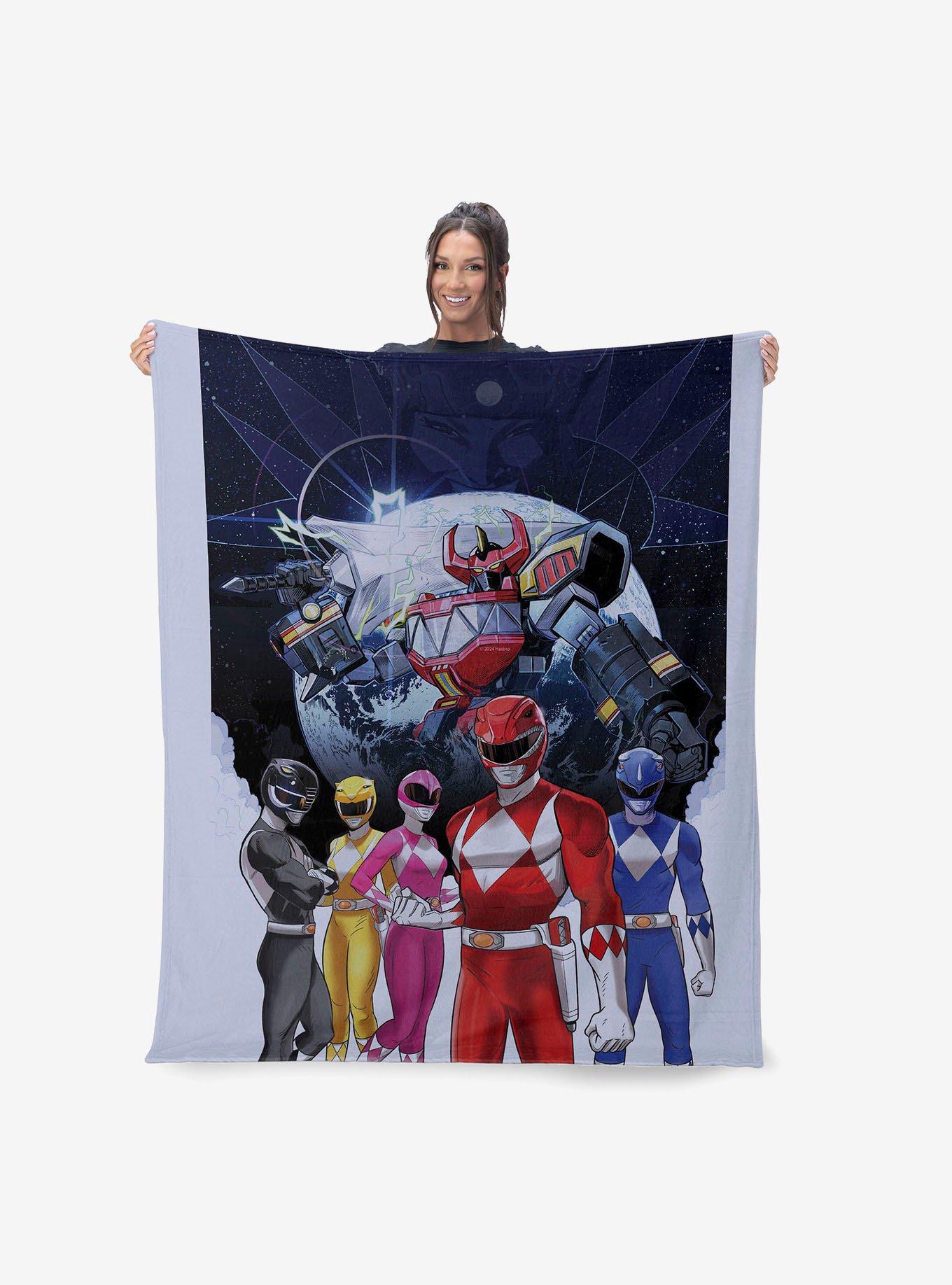 Mighty Morphin Power Rangers 40x50" Silk Touch Throw Blanket, , hi-res