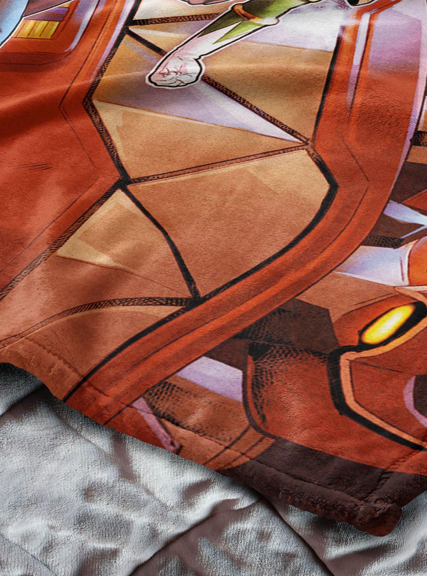 Mighty Morphin Power Rangers Vintage Rangers 40x50" Silk Touch Throw Blanket, , alternate