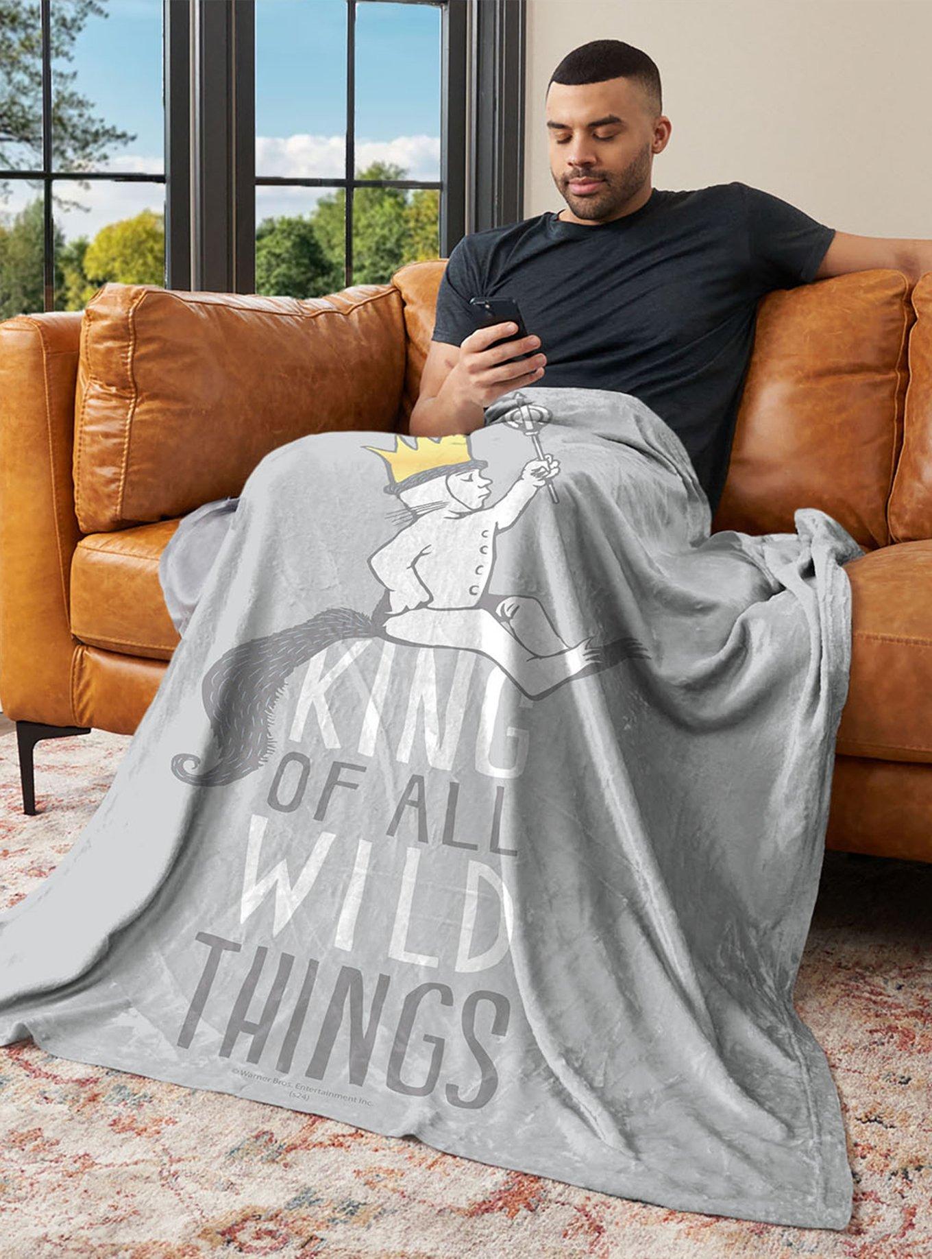 Where The Wild Things Are King Of All 40x50" Silk Touch Throw Blanket, , alternate