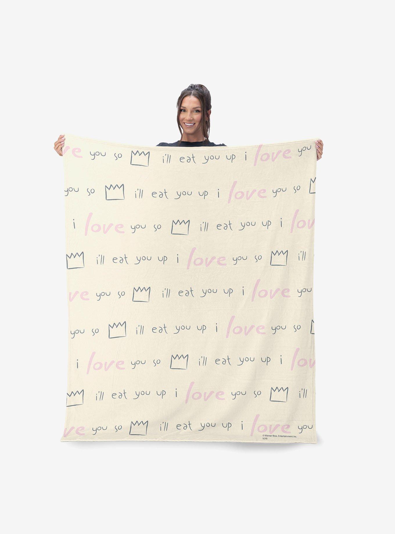 Where The Wild Things Are We'll Eat You Up 40x50" Silk Touch Throw Blanket, , hi-res