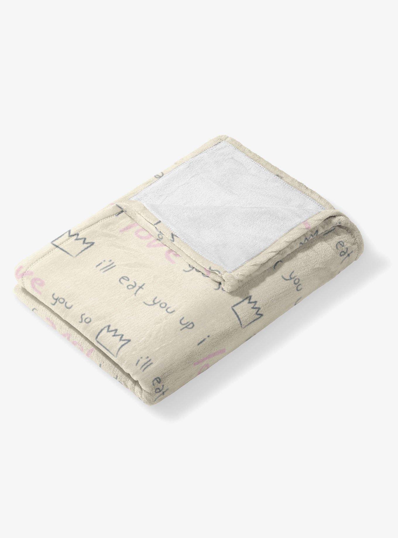 Where The Wild Things Are We'll Eat You Up 40x50" Silk Touch Throw Blanket, , alternate