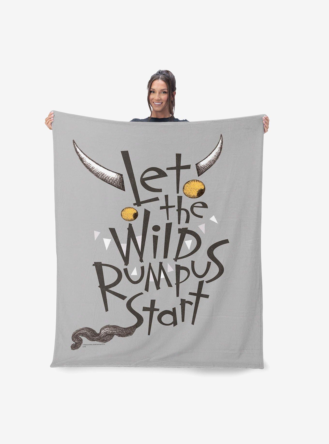 Where The Wild Things Are Wild Rumpus 40x50" Silk Touch Throw Blanket, , hi-res
