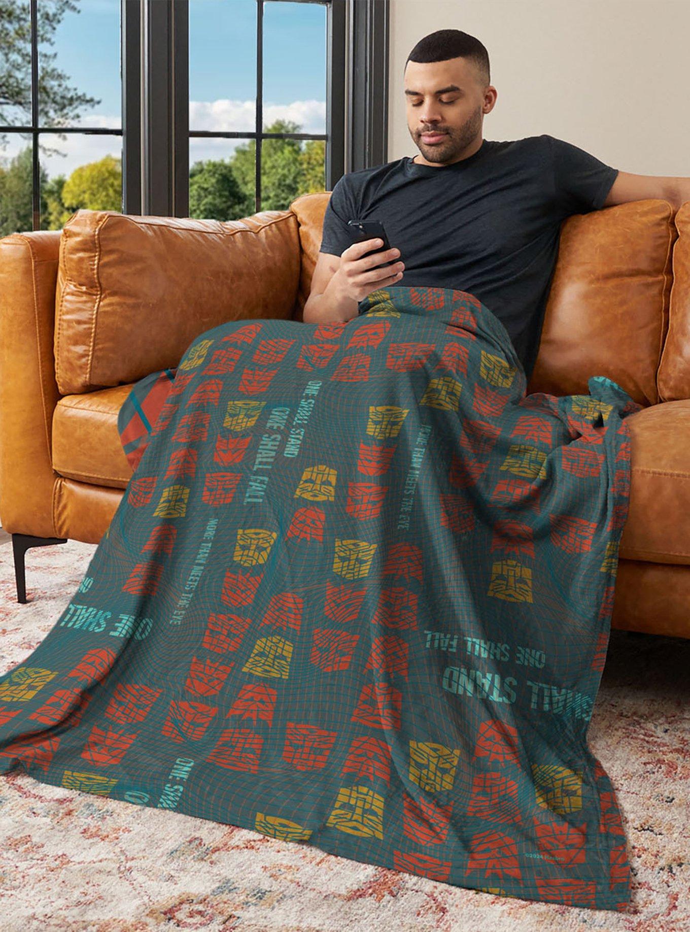 Transformers One Shall Stand One Shall Fall 40x50" Silk Touch Throw Blanket, , alternate