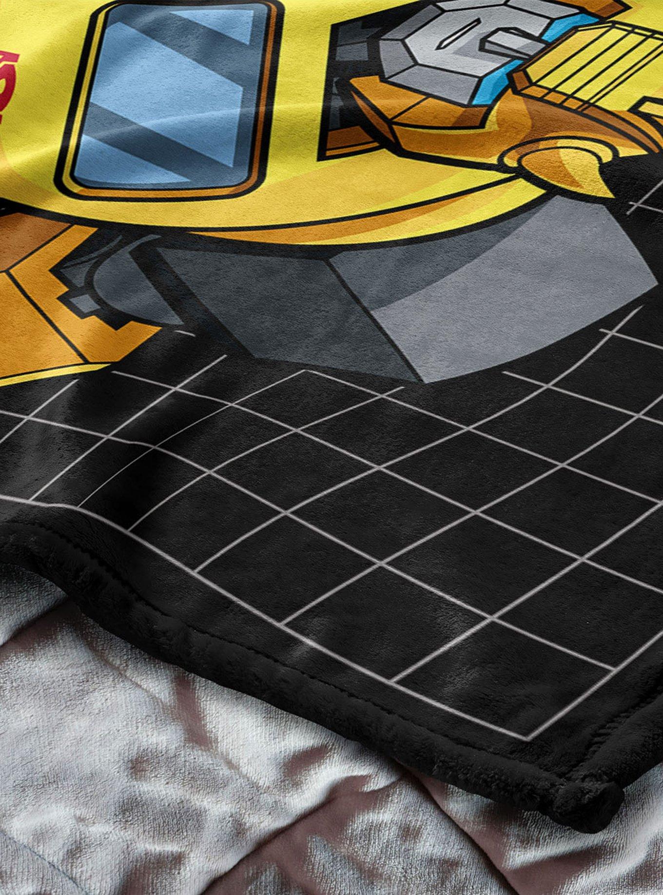 Transformers G1 Grid Bumblebee 40x50" Silk Touch Throw Blanket, , alternate