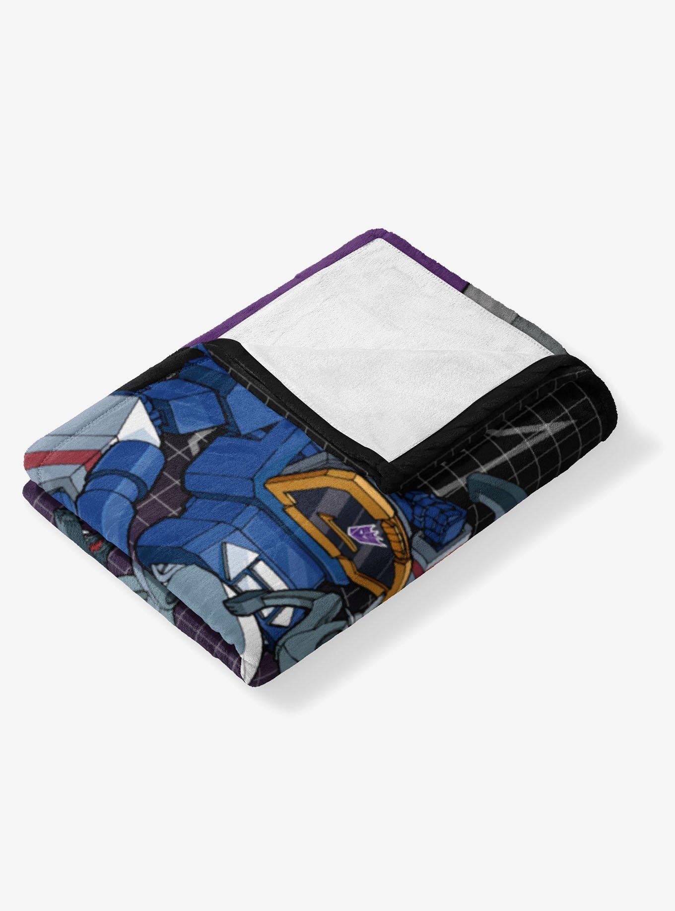Transformers G1 Grid Soundwave 40x50" Silk Touch Throw Blanket, , alternate
