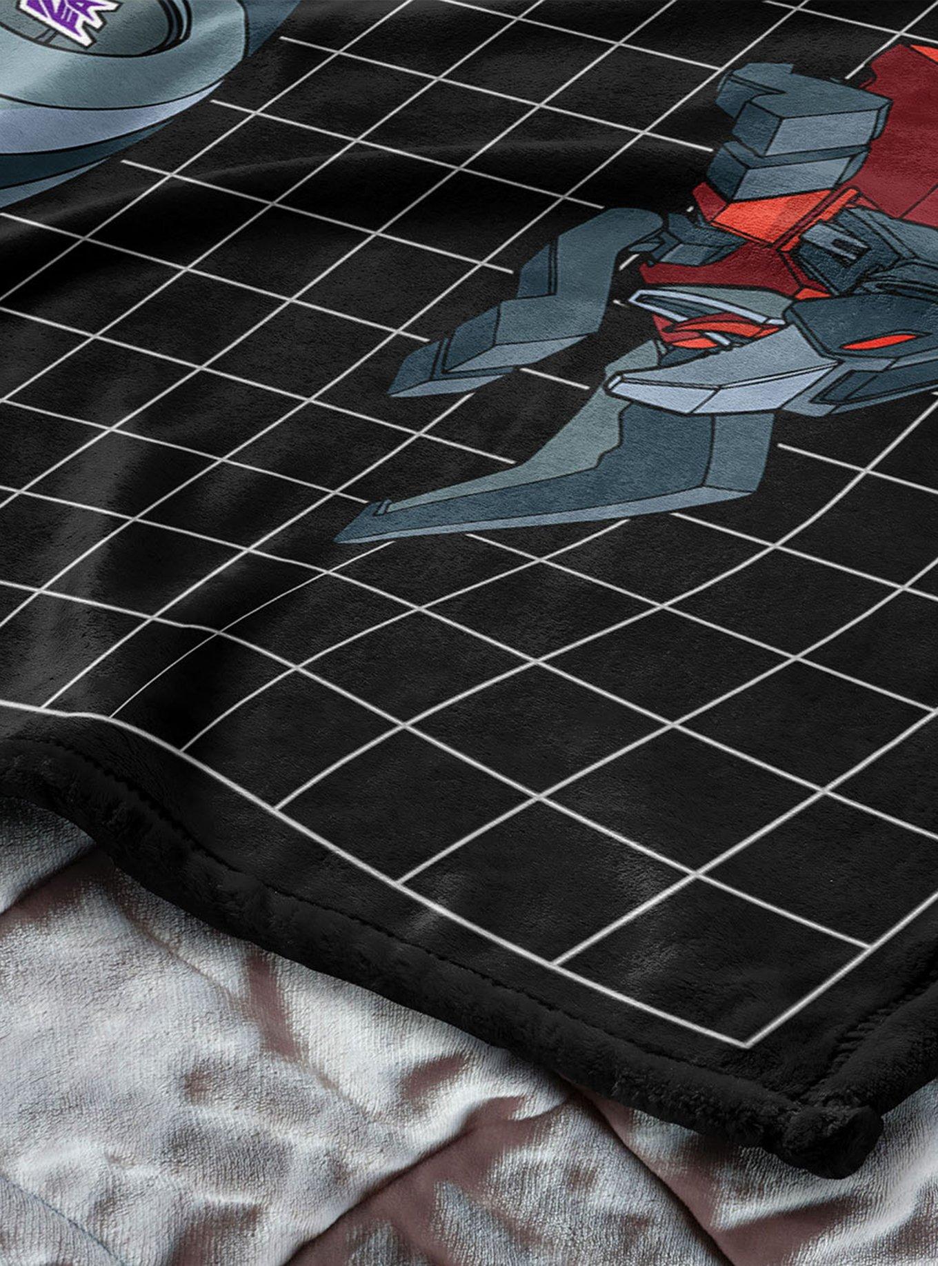 Transformers G1 Grid Soundwave 40x50" Silk Touch Throw Blanket, , alternate