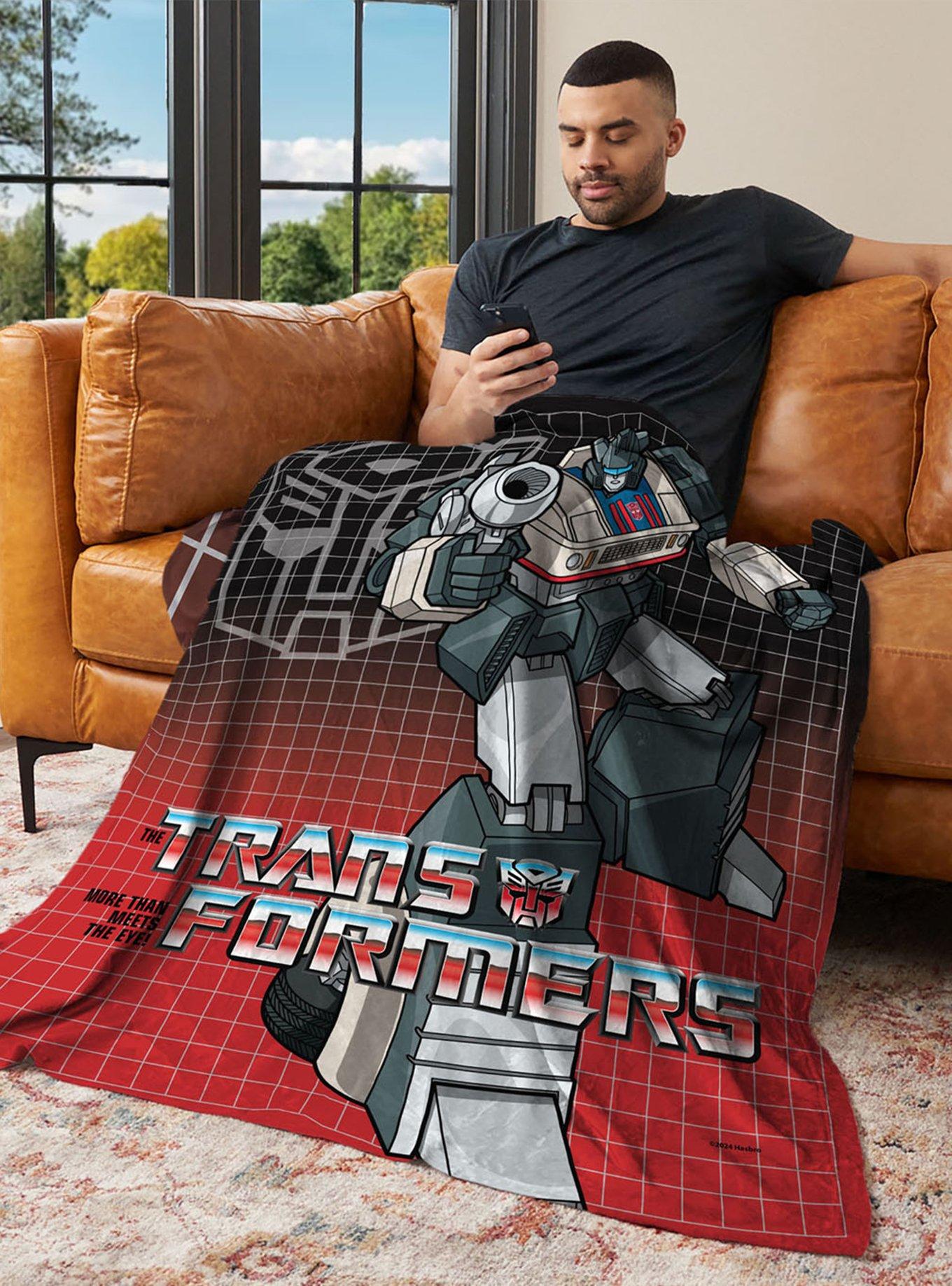 Transformers G1 Grid Jazz 40x50" Silk Touch Throw Blanket, , alternate
