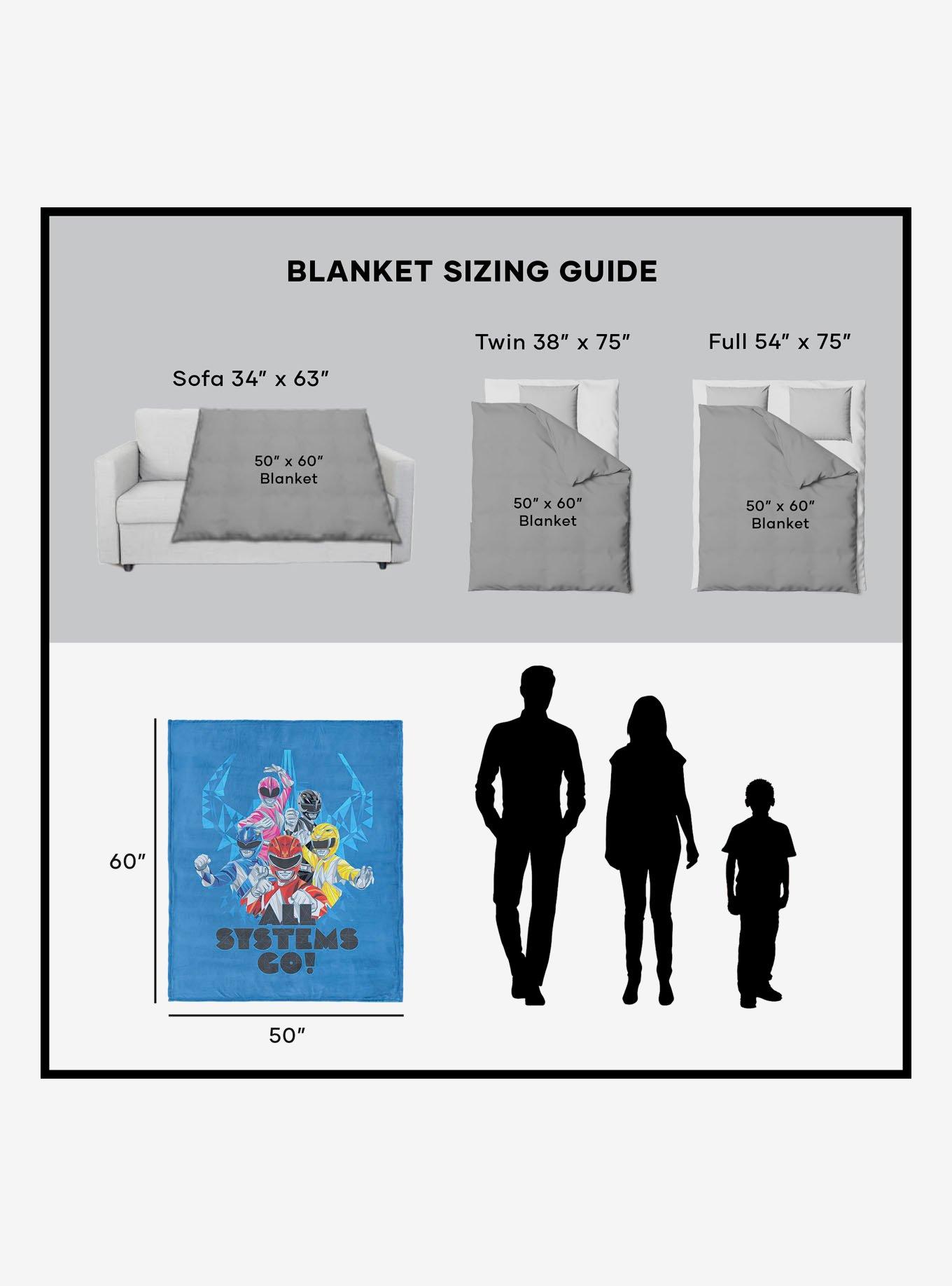 Mighty Morphin Power Rangers All Systems Go 50x60" Silk Touch Throw Blanket, , alternate